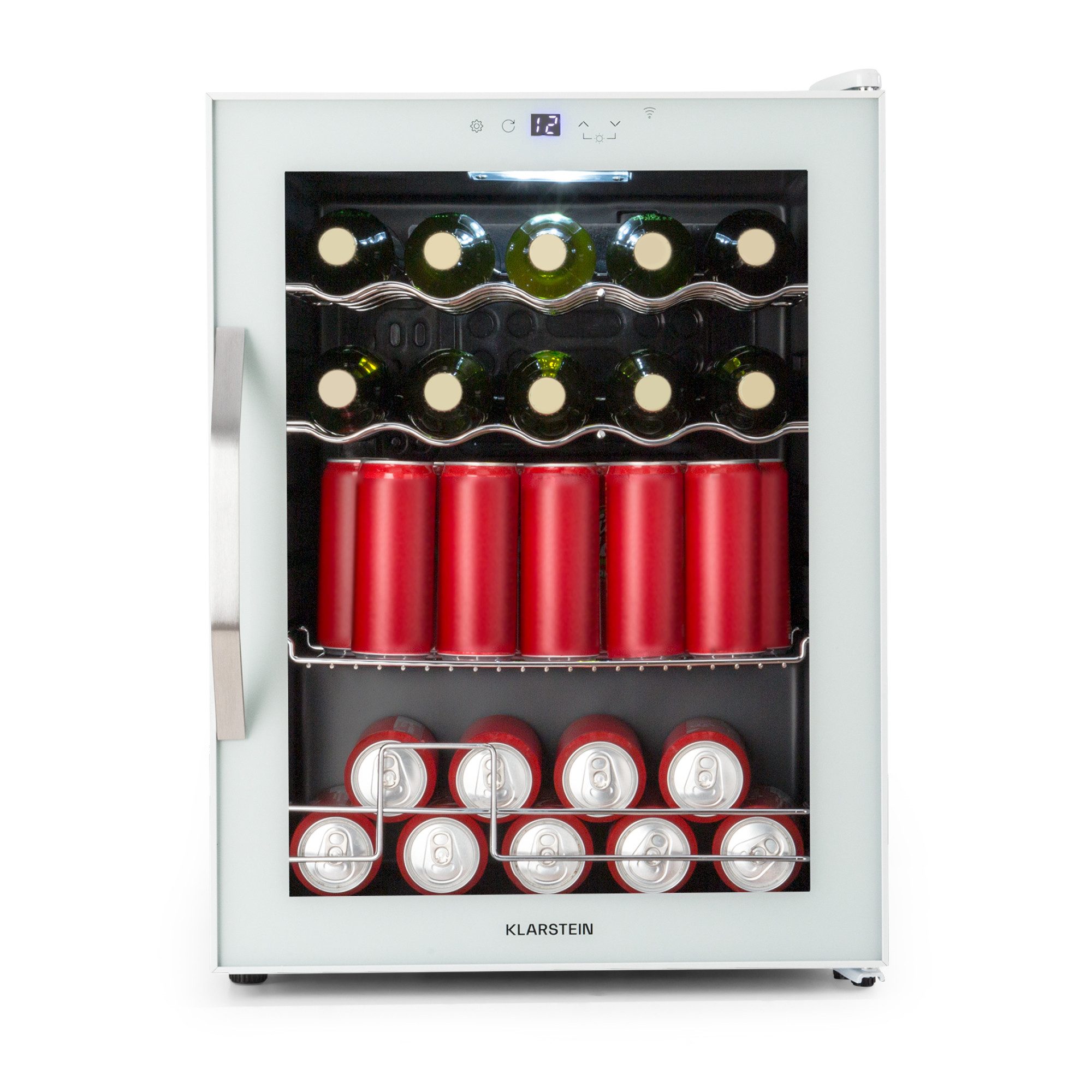 Klarstein Table Top Kühlschrank HEA-Coachella 60-whE 10046573, 63.6 cm hoch, 47 cm breit, Bier Hausbar Getränkekühlschrank Smart Wifi Mini Fridge