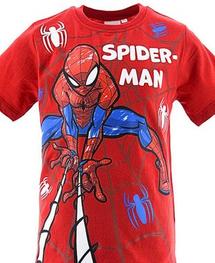 Spiderman Schlafanzug MARVEL (2 tlg) Jungen Shorty aus nachhaltigen Materialien Gr. 98 - 128 cm