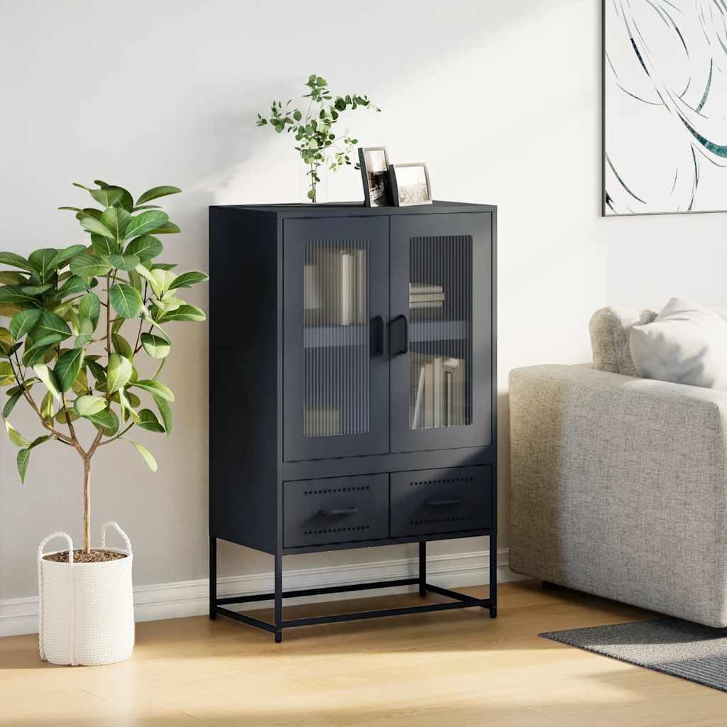 vidaXL Highboard Highboard Anthrazit 68x39x111,5 cm günstig online kaufen