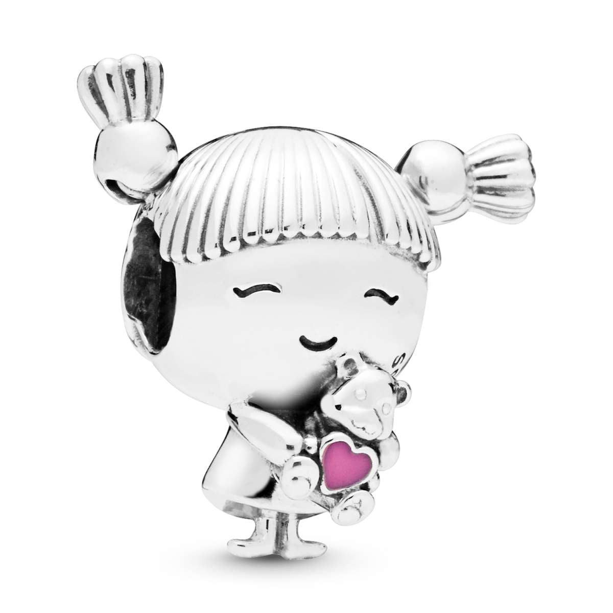 Pandora Bead 798016EN160, Girl with Pigtails