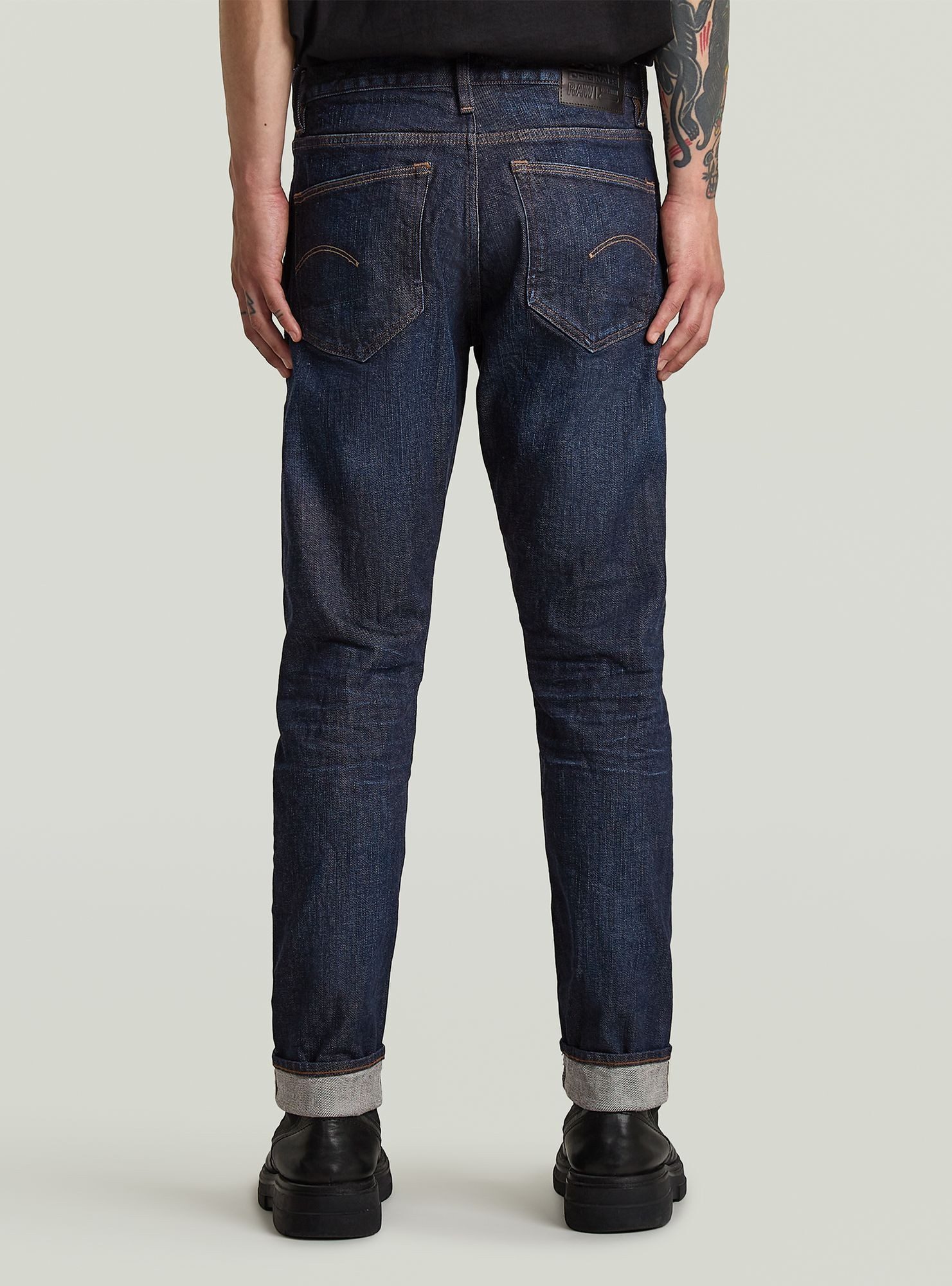 G-STAR Regular-fit-Jeans 3301 Slim Selvedge Jeans günstig online kaufen