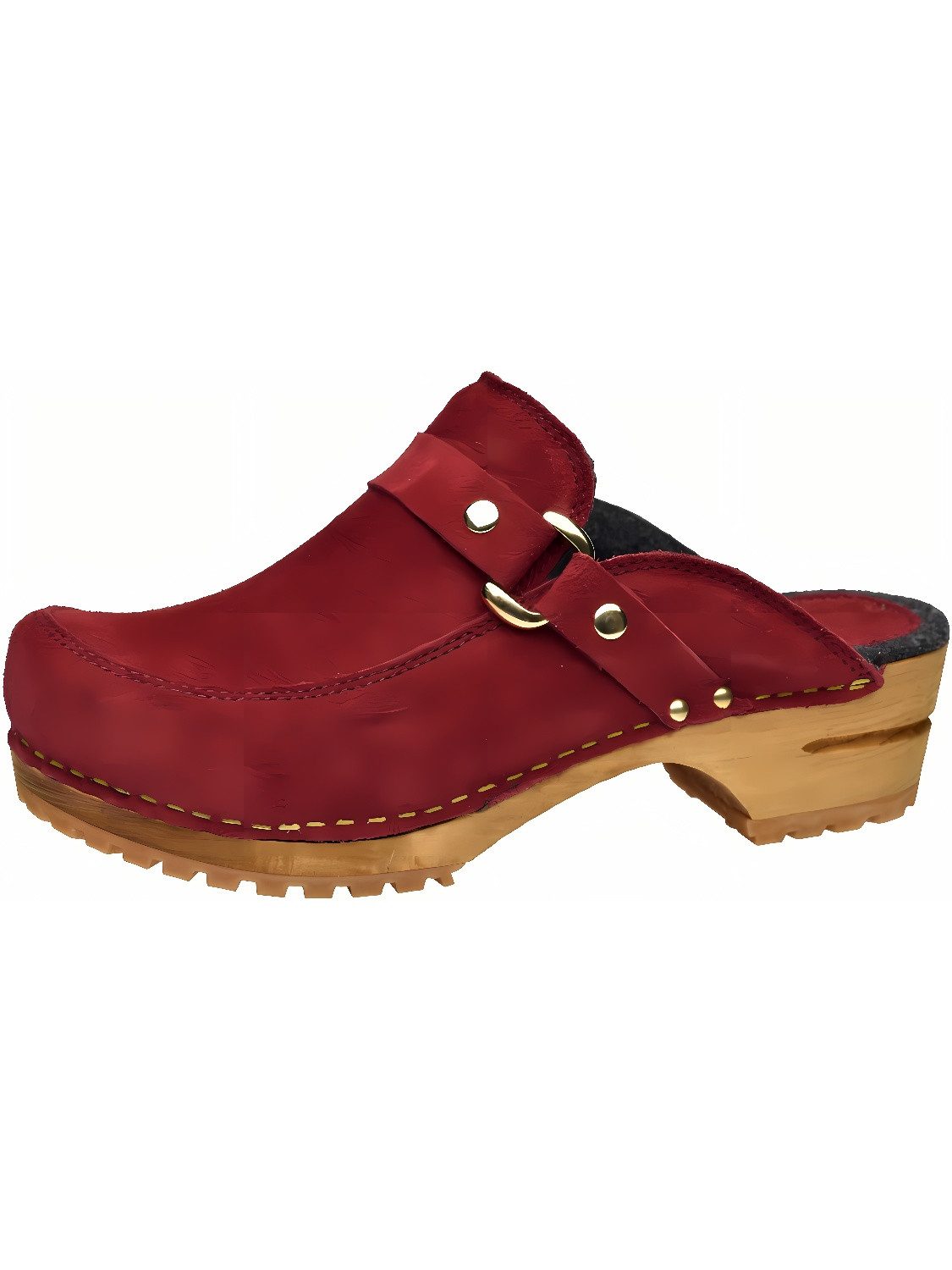 Sanita Wood-Lissy Open Clog