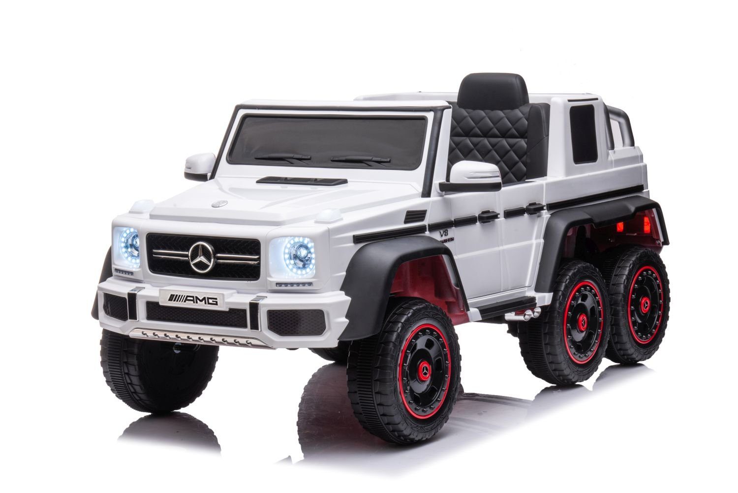 Toys Store Elektro-Kinderauto Mercedes G63 AMG 6x6 Suv Elektroauto Kinderfahrzeug Allrad Leder