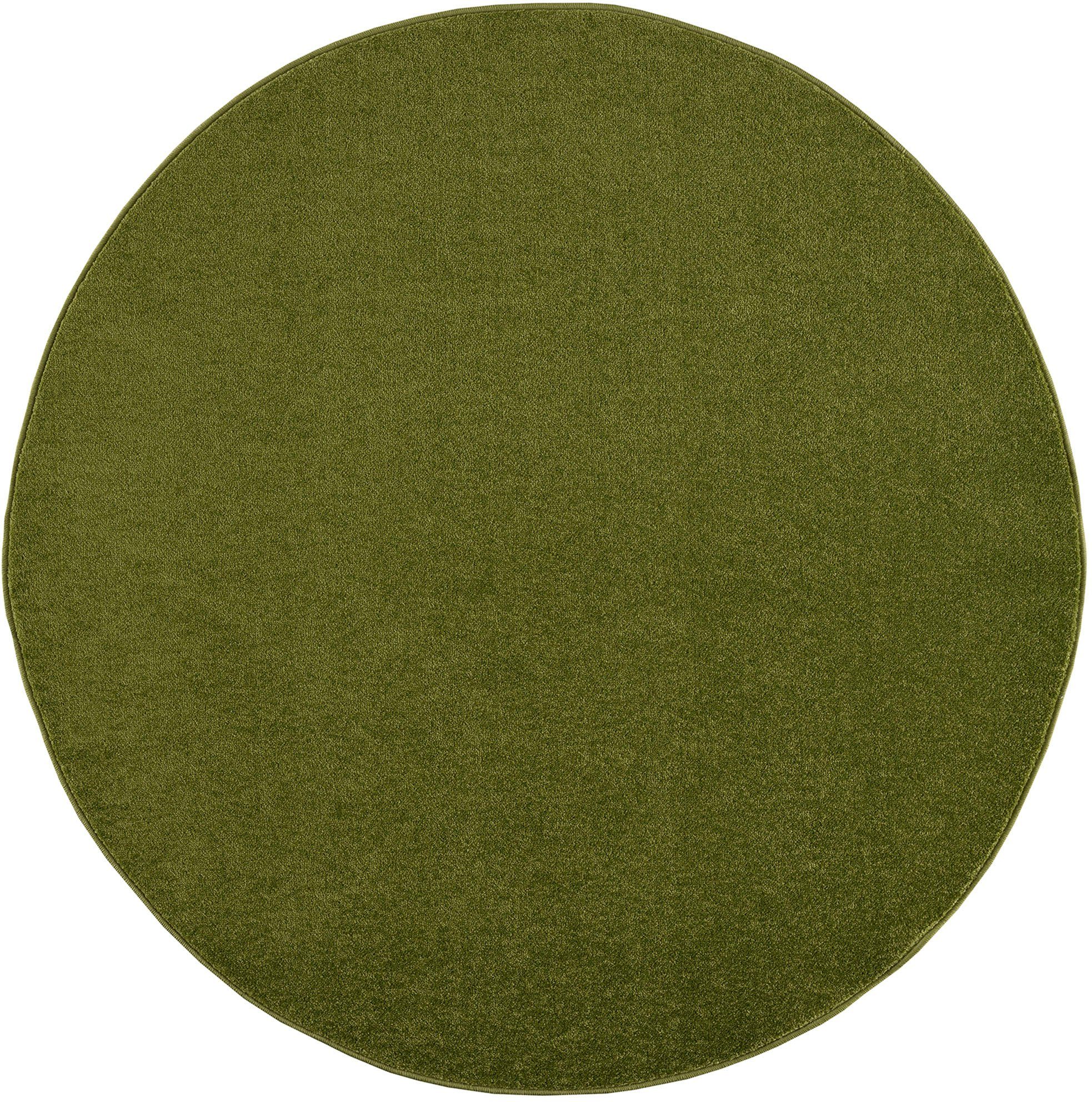 Sanat Teppich Uni, rund, Höhe: 13 mm, robuster Kurzflorteppich, große Farba günstig online kaufen
