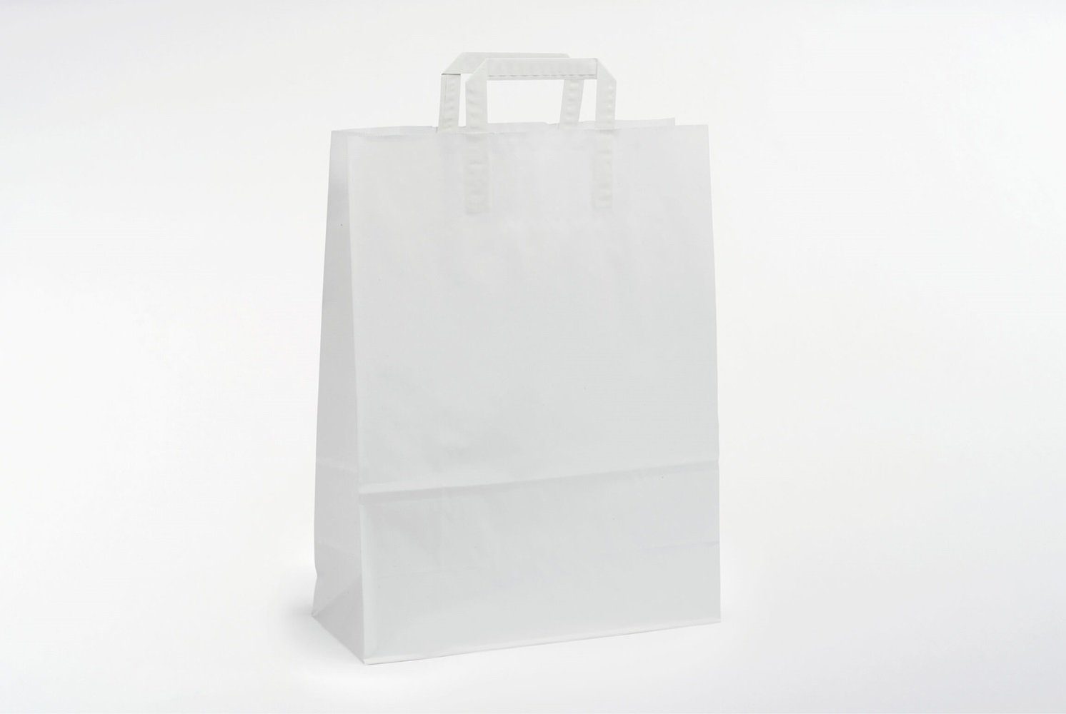 VP Einkaufsbeutel 200 Papiertaschen VP toptcraft® 40x16x45cm - weiß