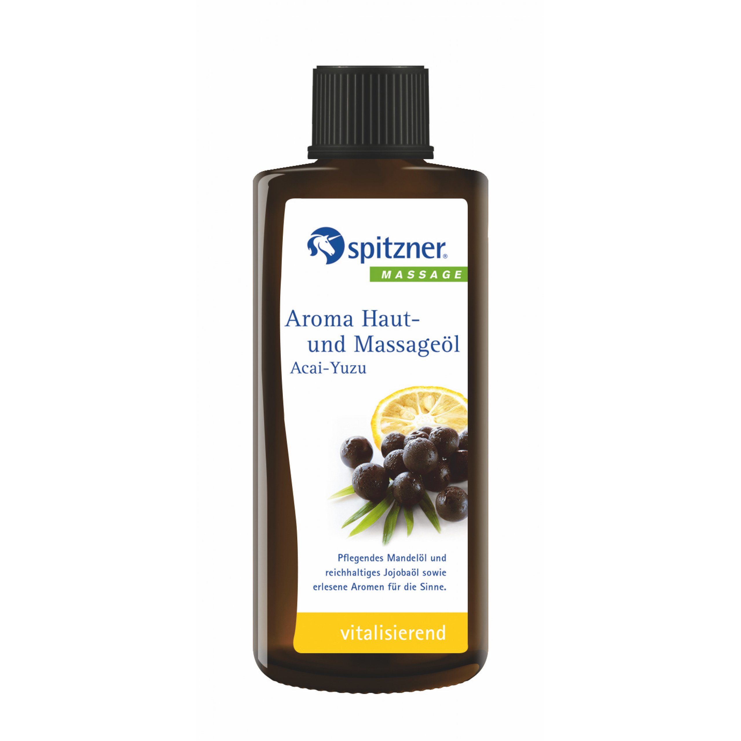 Spitzner Massageöl Spitzner Aroma Haut- und Massageöl Acai Yuzu 190 ml vitalisierendes