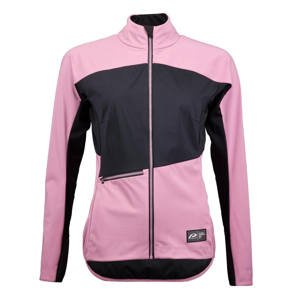 Protective Softshelljacke Softshelljacke Damen P-Beat Street 4.0 W - mauve, 40 auch in großen Größen erhältlich, Frontreißverschluss mit Kinnschutz