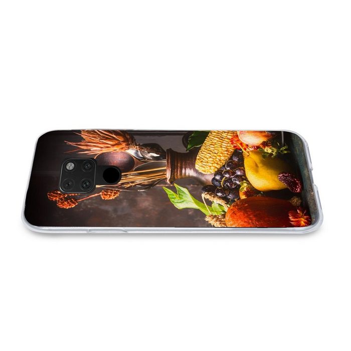 MuchoWow Handyhülle Gemüse - Obst - Rustikal - Tisch Phone Case Handyhülle Huawei Mate 20 Silikon Schutzhülle OR12149