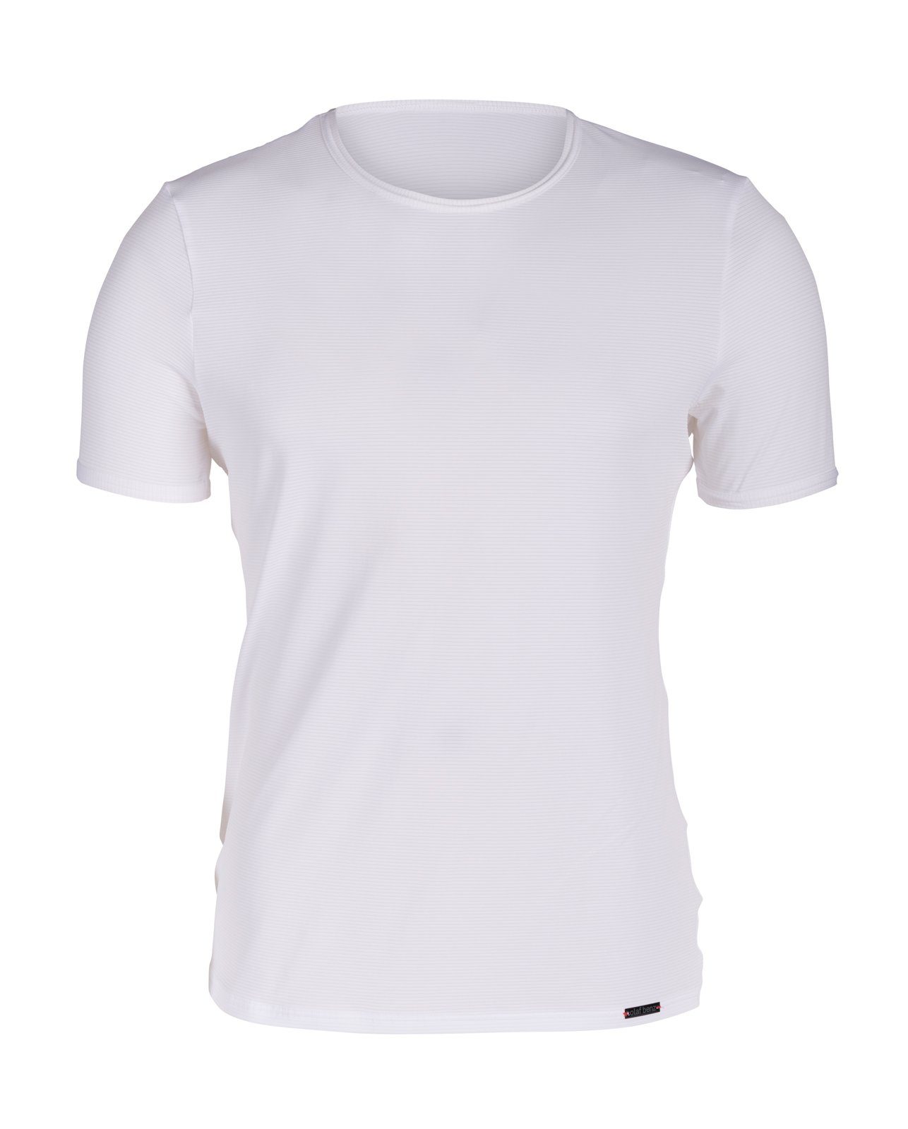 Olaf Benz Unterziehshirt T-Shirt Doppelpack RED 1201 (Packung, 2er-Pack) Weiß