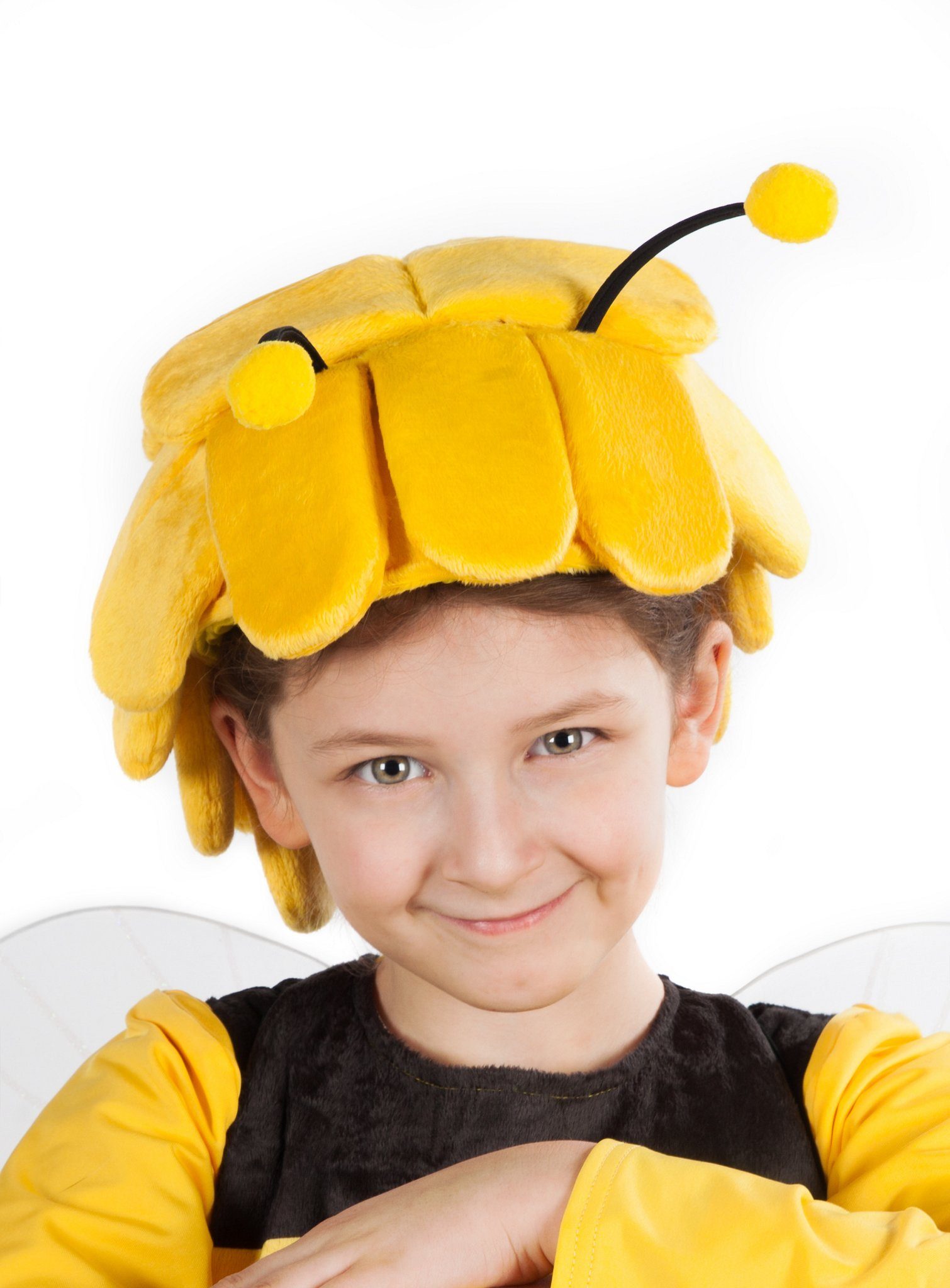 Maskworld Kostüm Kopfbedeckung Die Biene Maja & Willi für Kinder