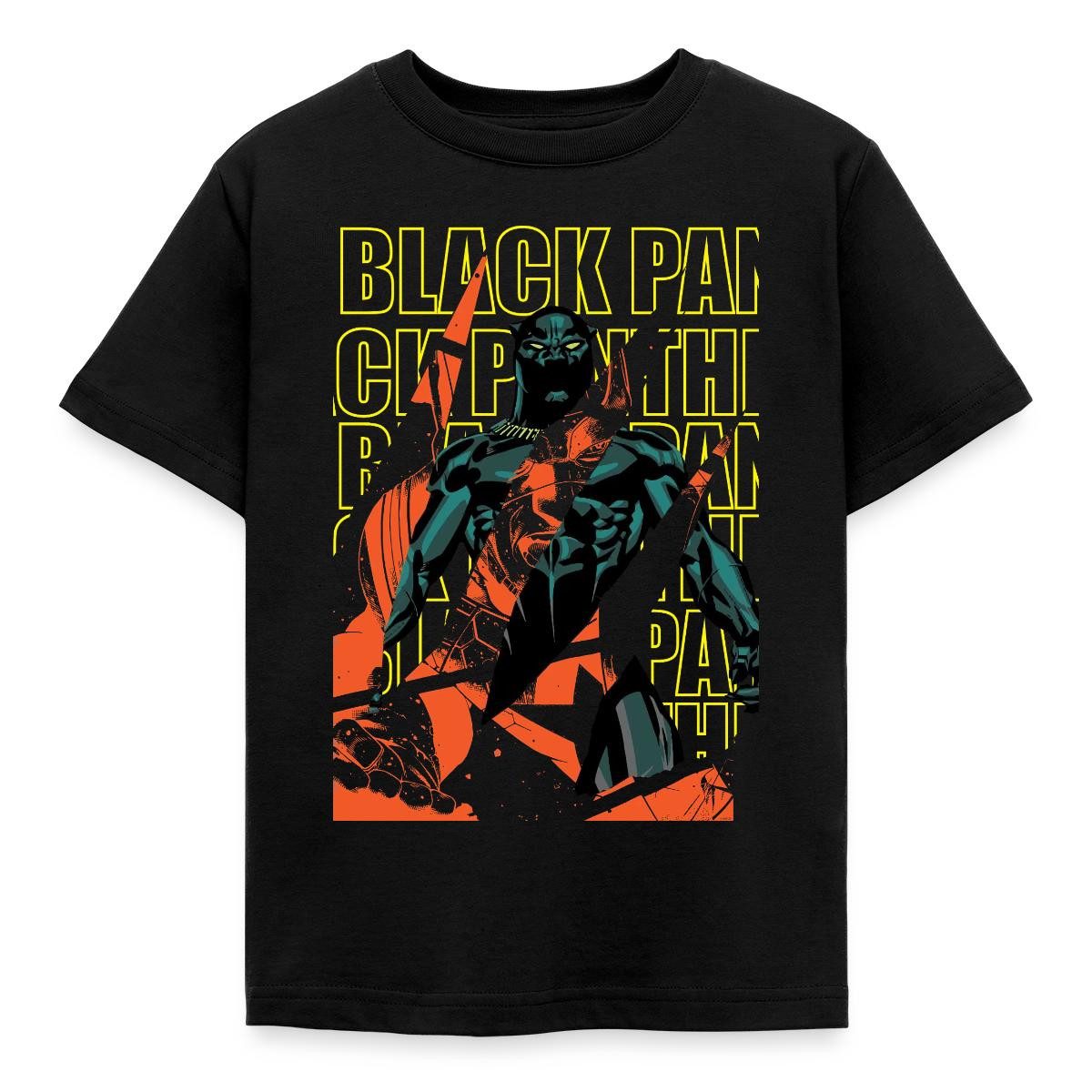 Spreadshirt T-Shirt Avengers Superheld Black Panther Kinder T-Shirt (1-tlg)