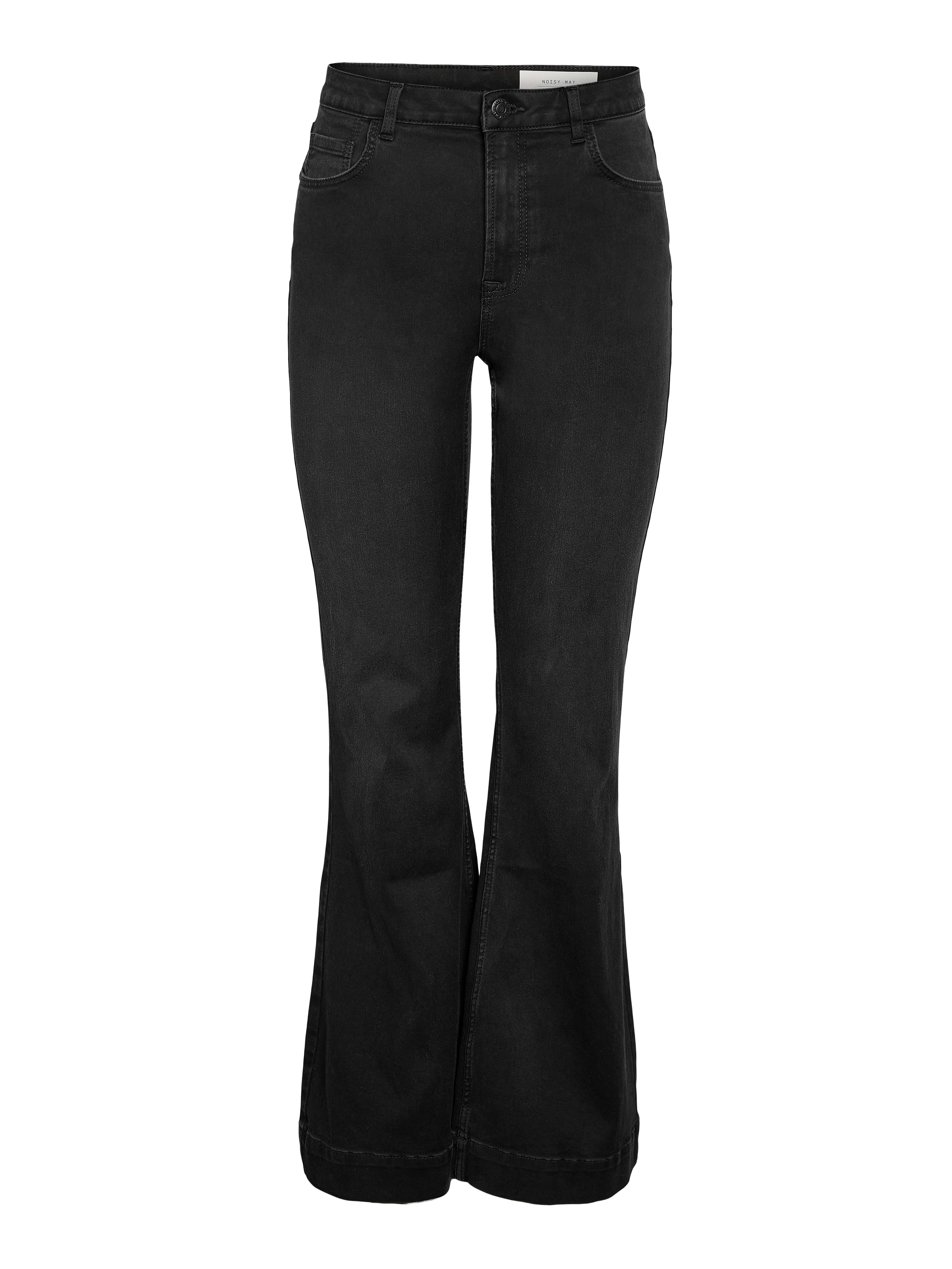 Noisy may Slim-fit-Jeans NMROOXY HW FLARE JEANS VI581BL NOOS