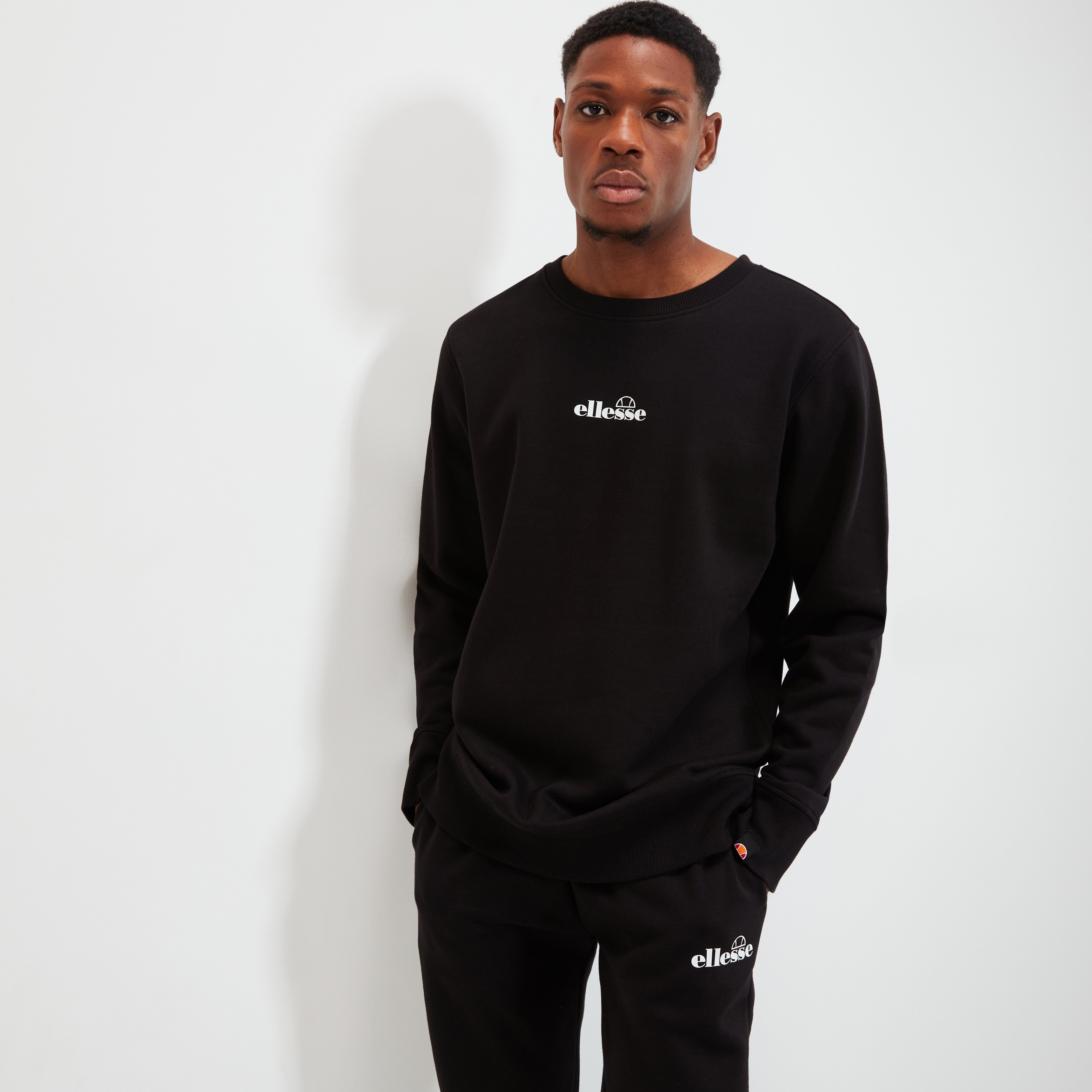 ellesse Herren Fierro sweatshirt, Schwarz, EU im Sale main image 1