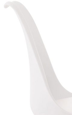 TPFLiving Esszimmerstuhl Lines - Besucherstuhl mit Kunstlederbezug (Küchenstuhl - Gestell Buchenholz natura), Maße (TxBxH): 50 x 49 x 83cm - Farbe: