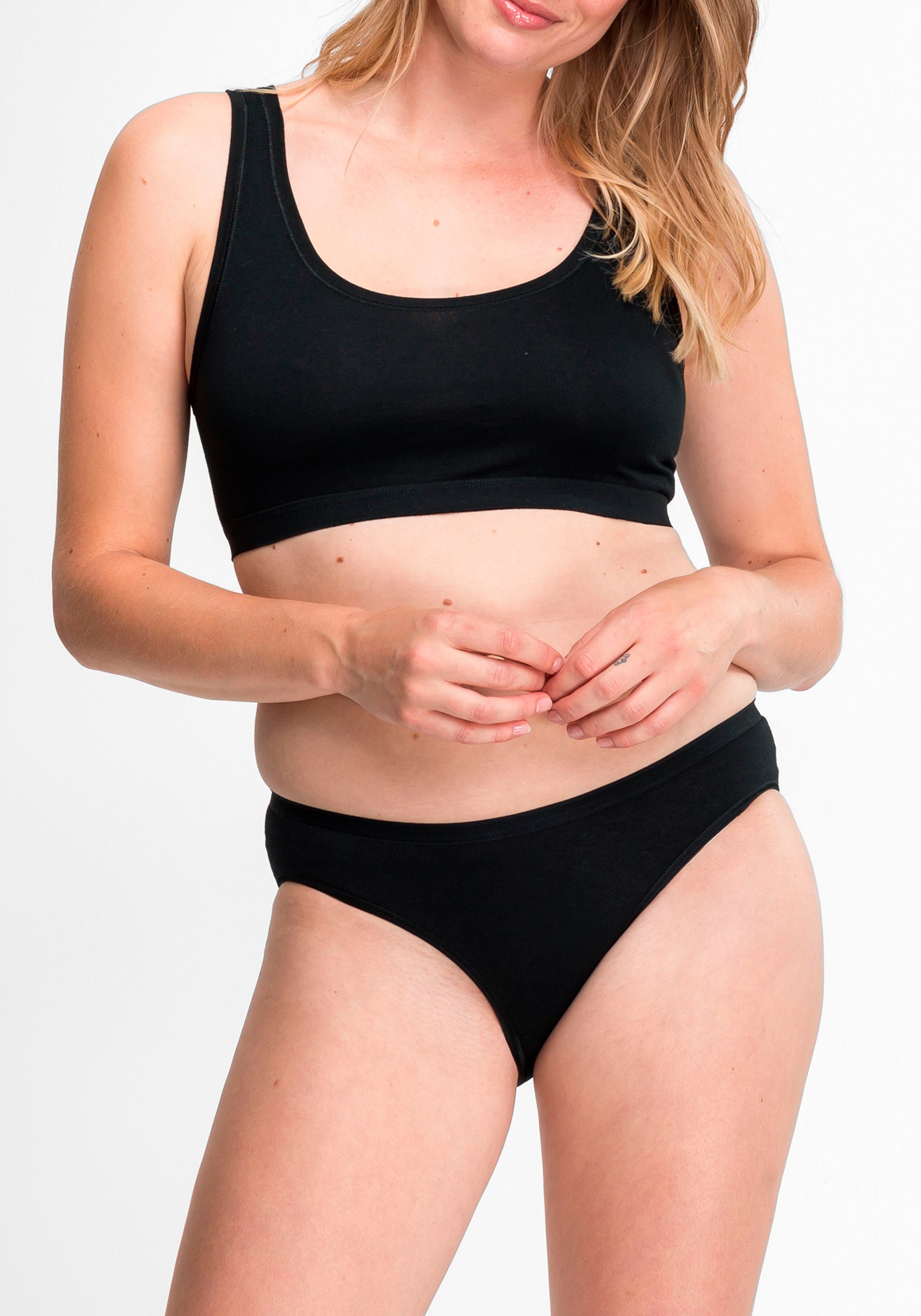 Speidel Bustier Bio Cotton plus (2er Pack) Baumwollmix, ohne Verschluss, elastisch, sportlich, basic
