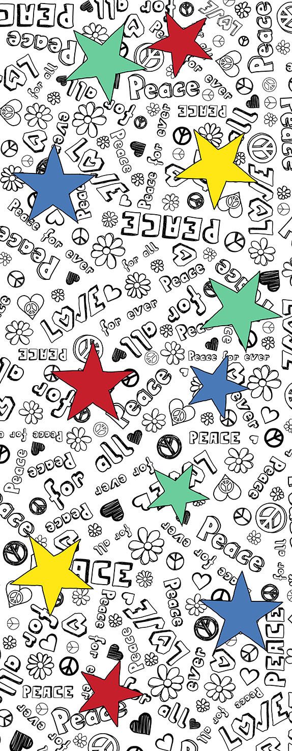 halsüberkopf Accessoires Modeschal Comic-Star, aus reiner Baumwolle