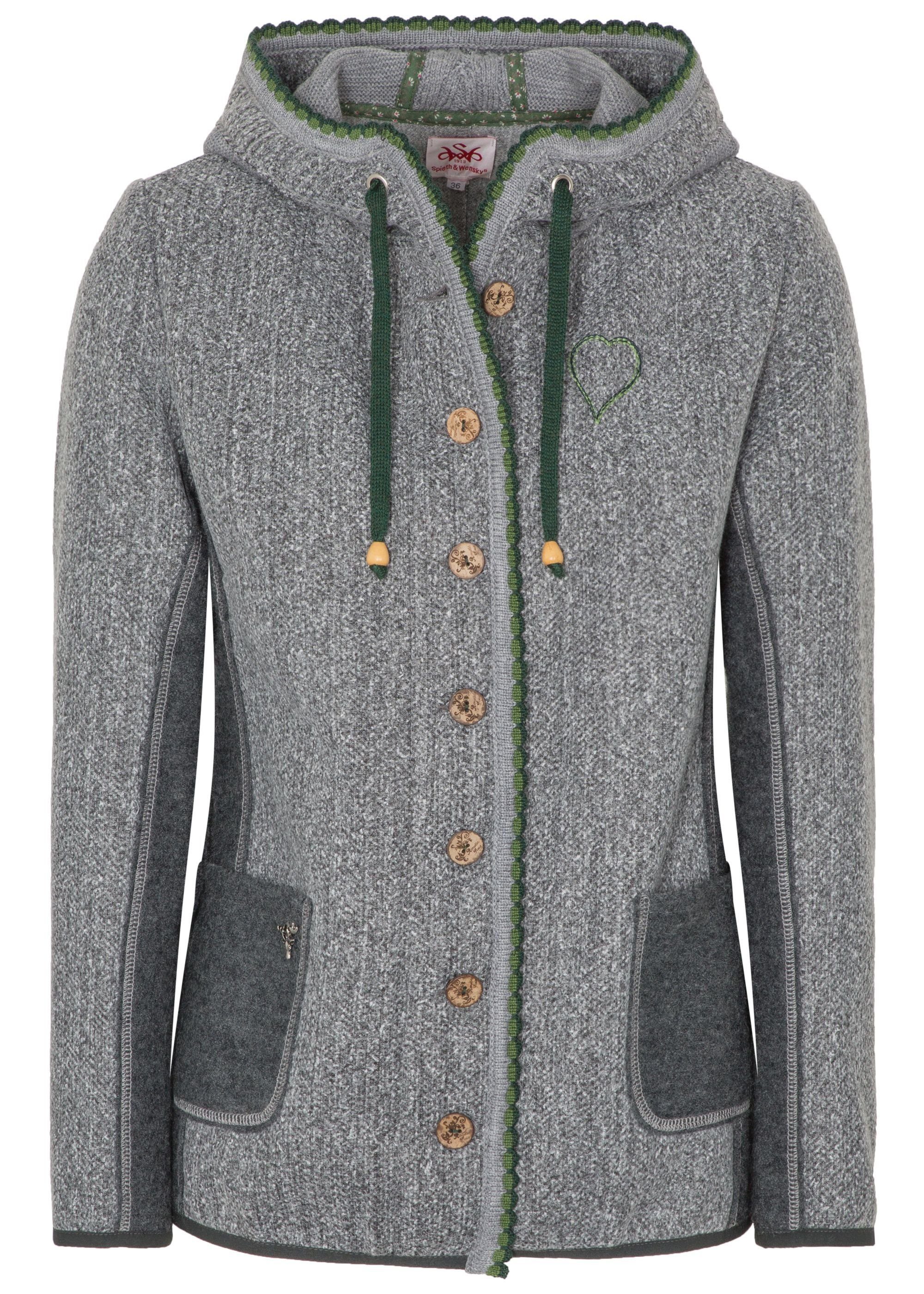 Spieth & Wensky Trachtenstrickjacke Walkjacke Wilhelmina günstig online kaufen