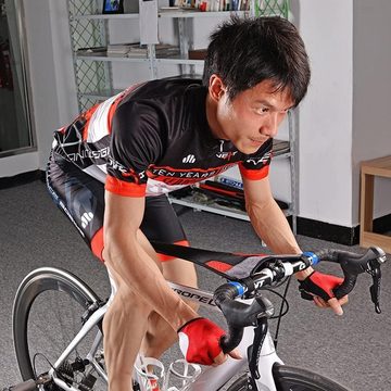 ROCKBROS Fahrrad-Gepäckträger Rennrad Indoor-Training Schweißfänger Rollentrainer Spinning Saugfähig