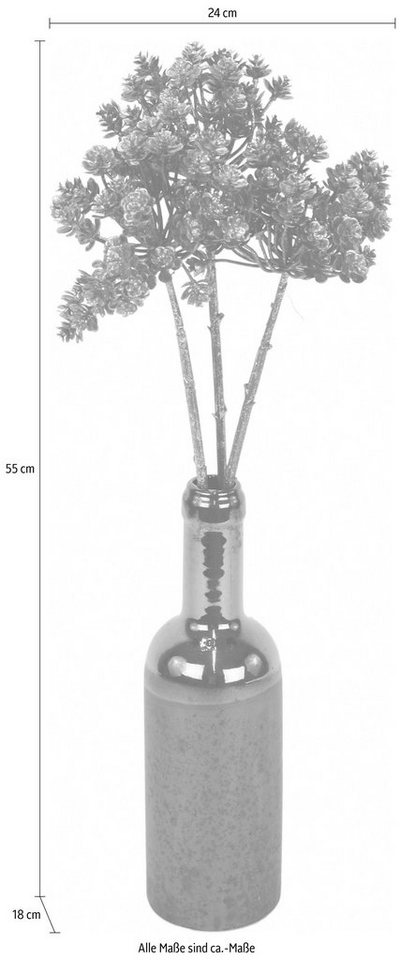 Kunstzweig Blütenzweig Blütenzweig, I.GE.A., Höhe 55 cm, in Vase