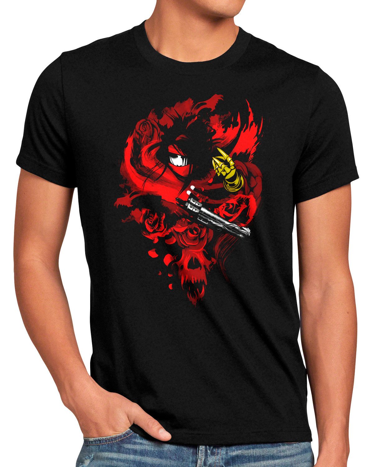 style3 Print-Shirt Herren T-Shirt Vincent Valentine final fantasy VII rebirth chocobo