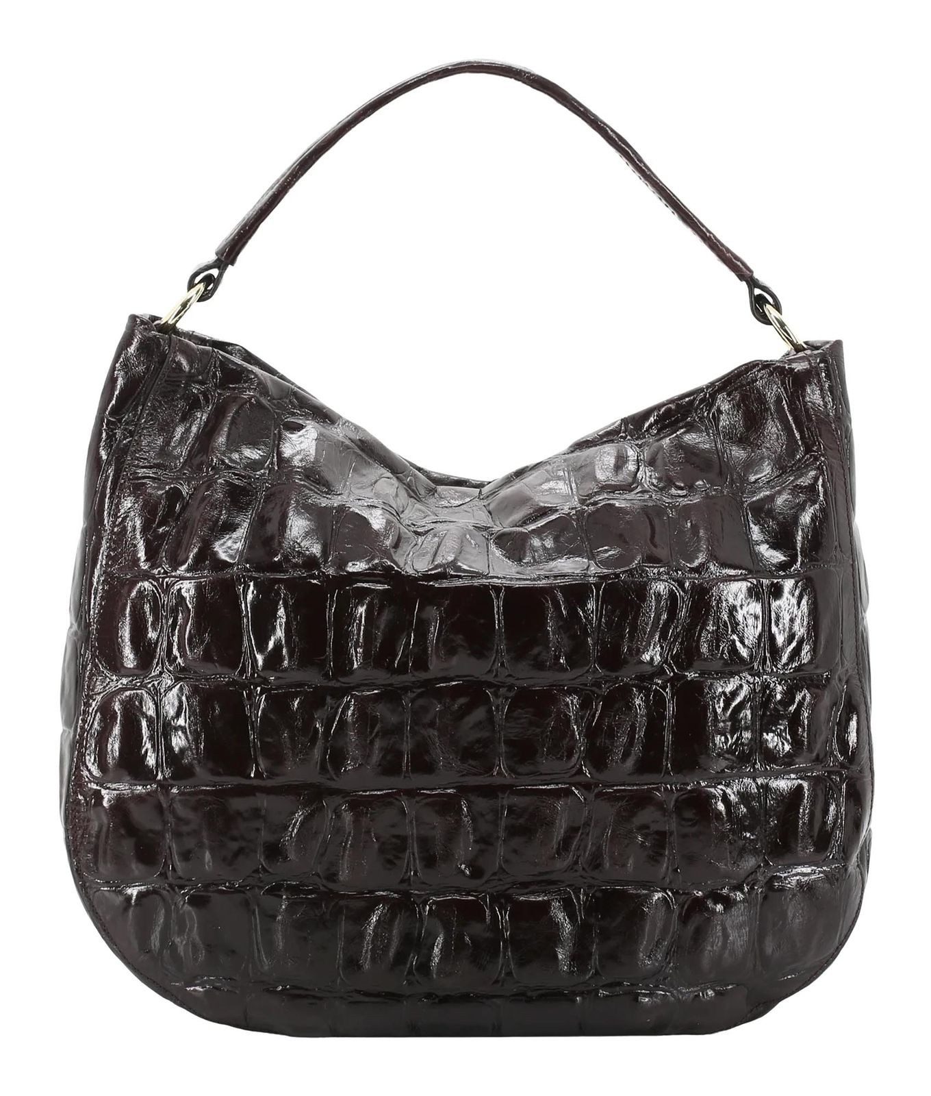 Abro Schultertasche Mia Hobo Bag, aus echtem Leder