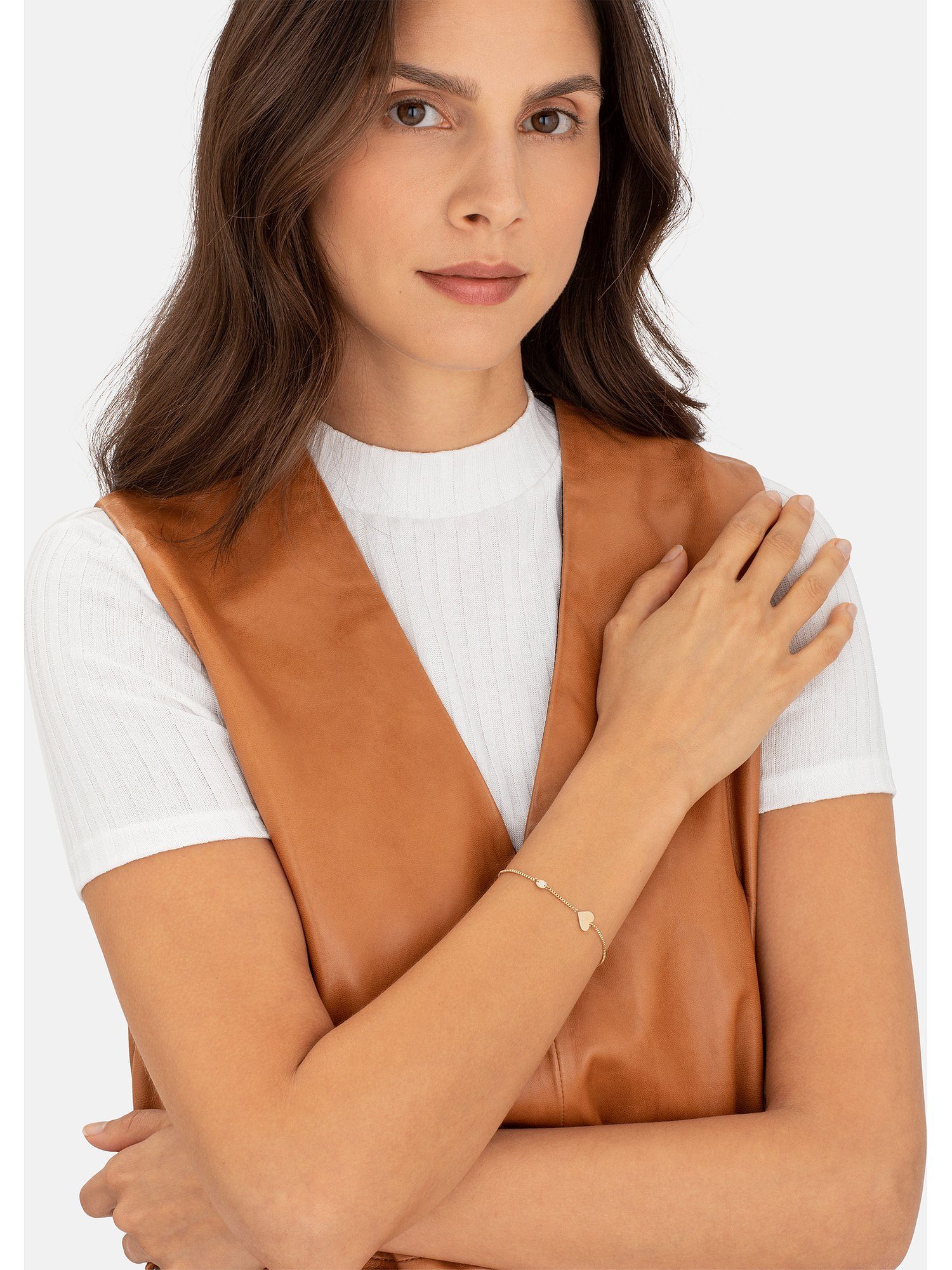 Liebeskind Berlin Edelstahlarmband Liebeskind Damen-Armband Edelstahl Herz, günstig online kaufen