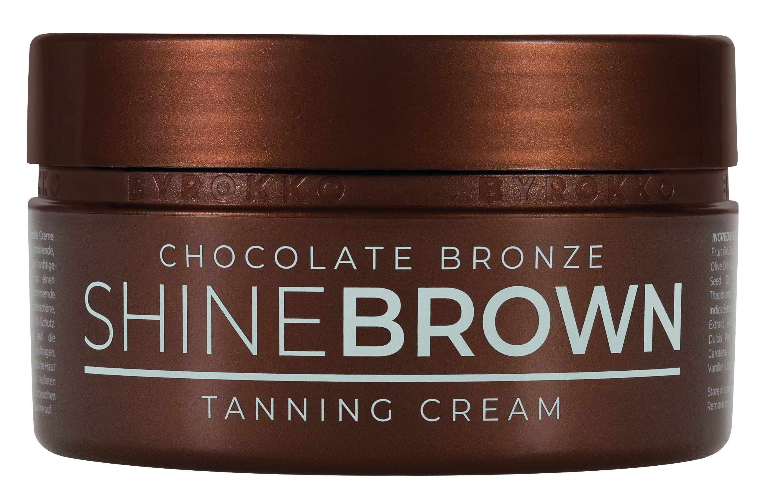 BYROKKO Selbstbräunungscreme Shine Brown Chocolate Bronze, 1-tlg., mit Bronzeschimmer