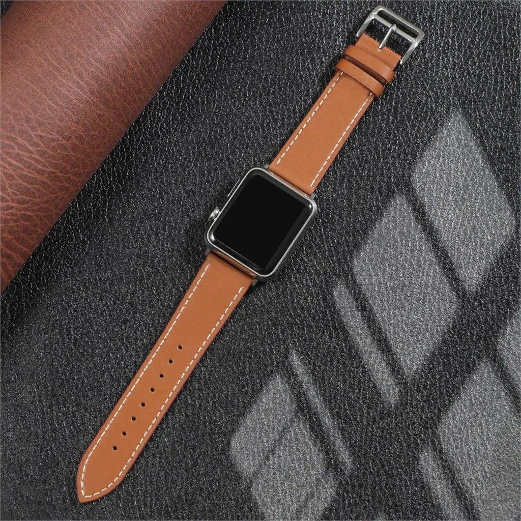 Watch Band 45mm 7, Apple 49mm 8 Schwarz Kunstleder atmungsaktives 42/44mm Smartwatch-Armband Series Kunstleder 9 für Widmann-Shop 38/40mm