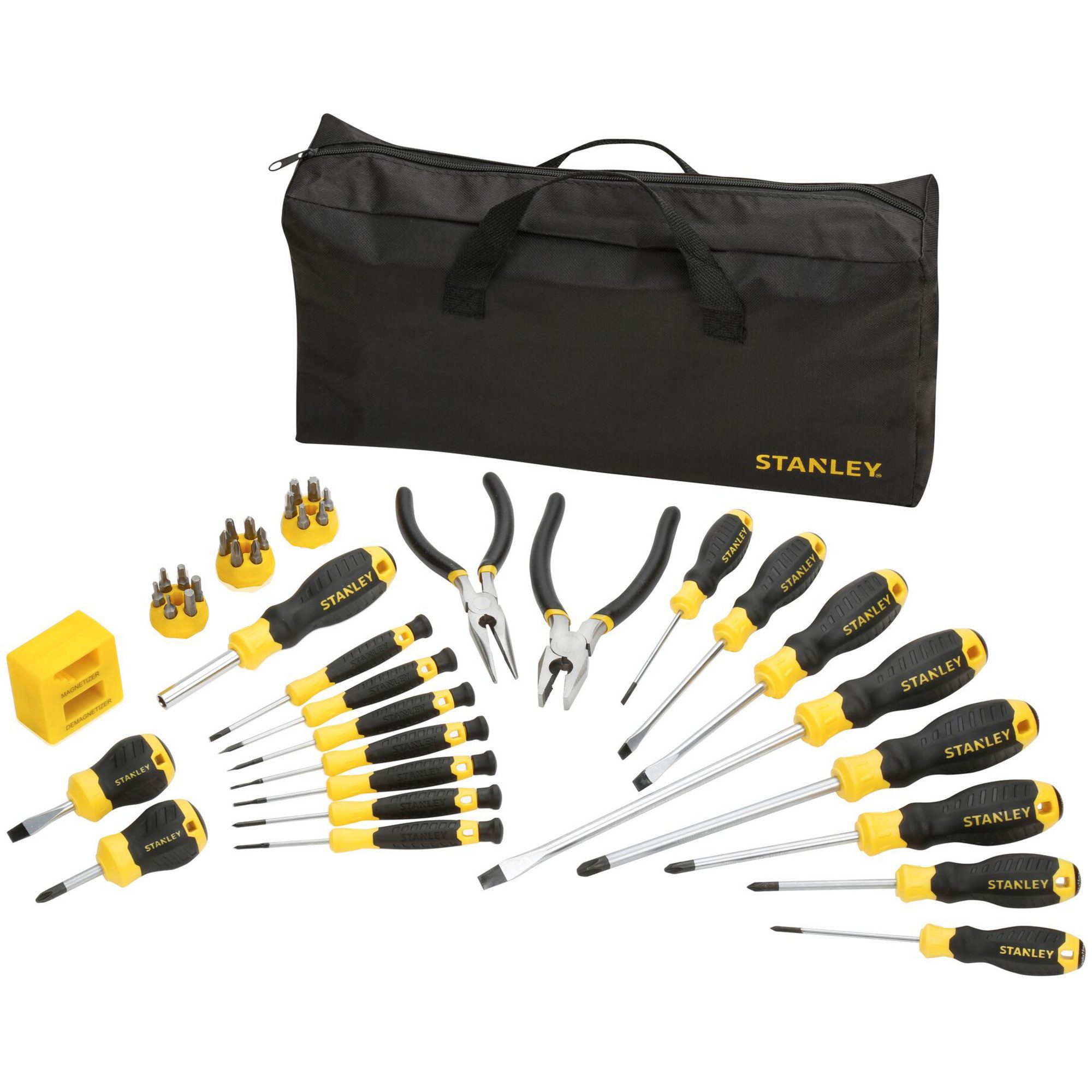STANLEY Schraubendreher Stanley Schraubendreher-Set, 39-teilig, (mit