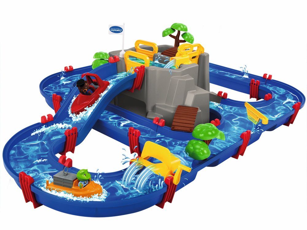 Aquaplay Wasserbahn Outdoor Wasser Spielzeug Wasserbahn MountainLake Berg 8 günstig online kaufen