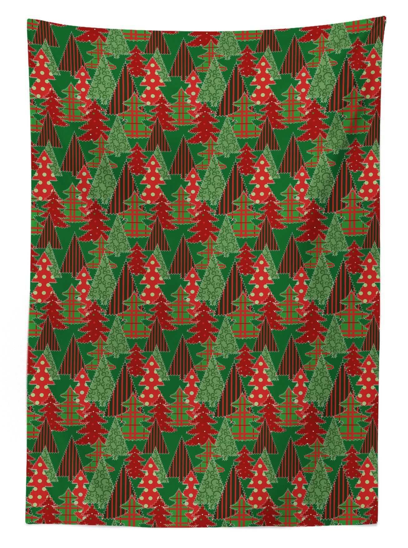 Bereich Farbfest Waschbar Farben, Außen Swirl Pines Für Klare Baum Weihnachten den Tischdecke Dot Abakuhaus geeignet