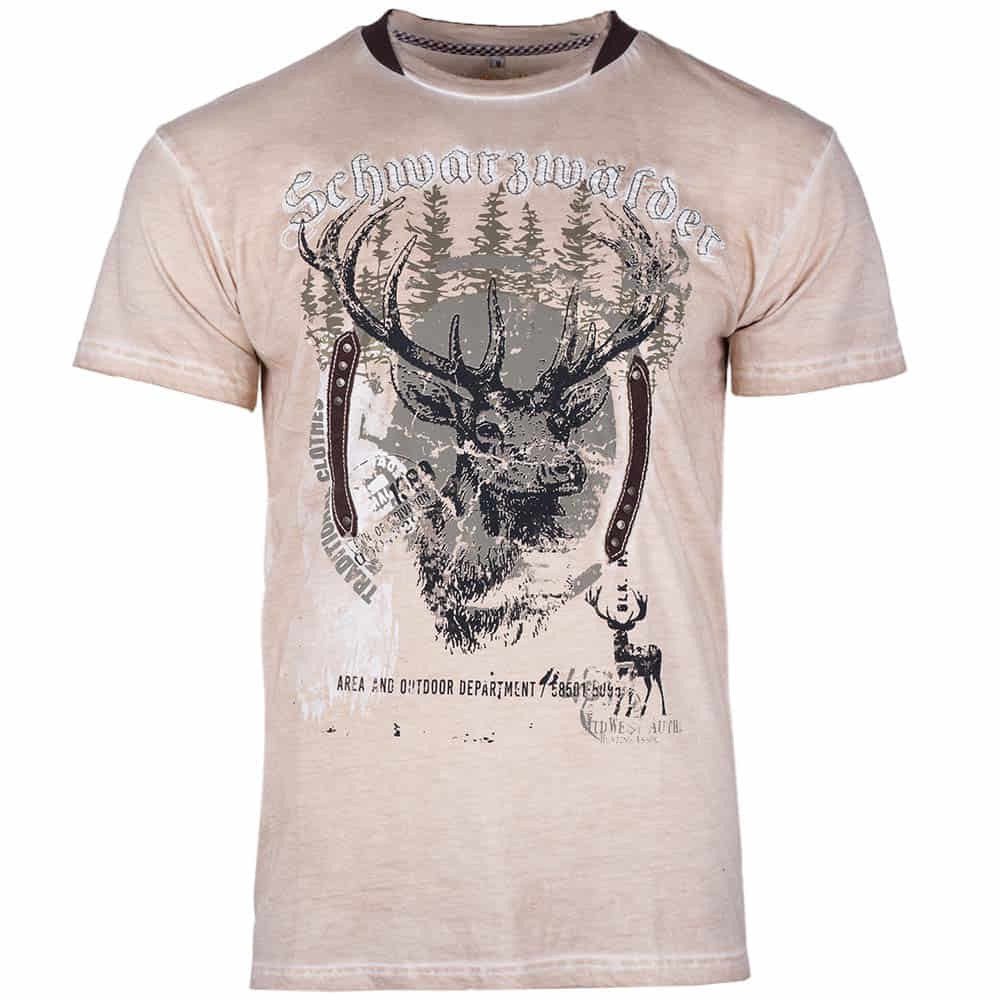 T-Shirt Trachtenshirt Schwarzwälder moonlight