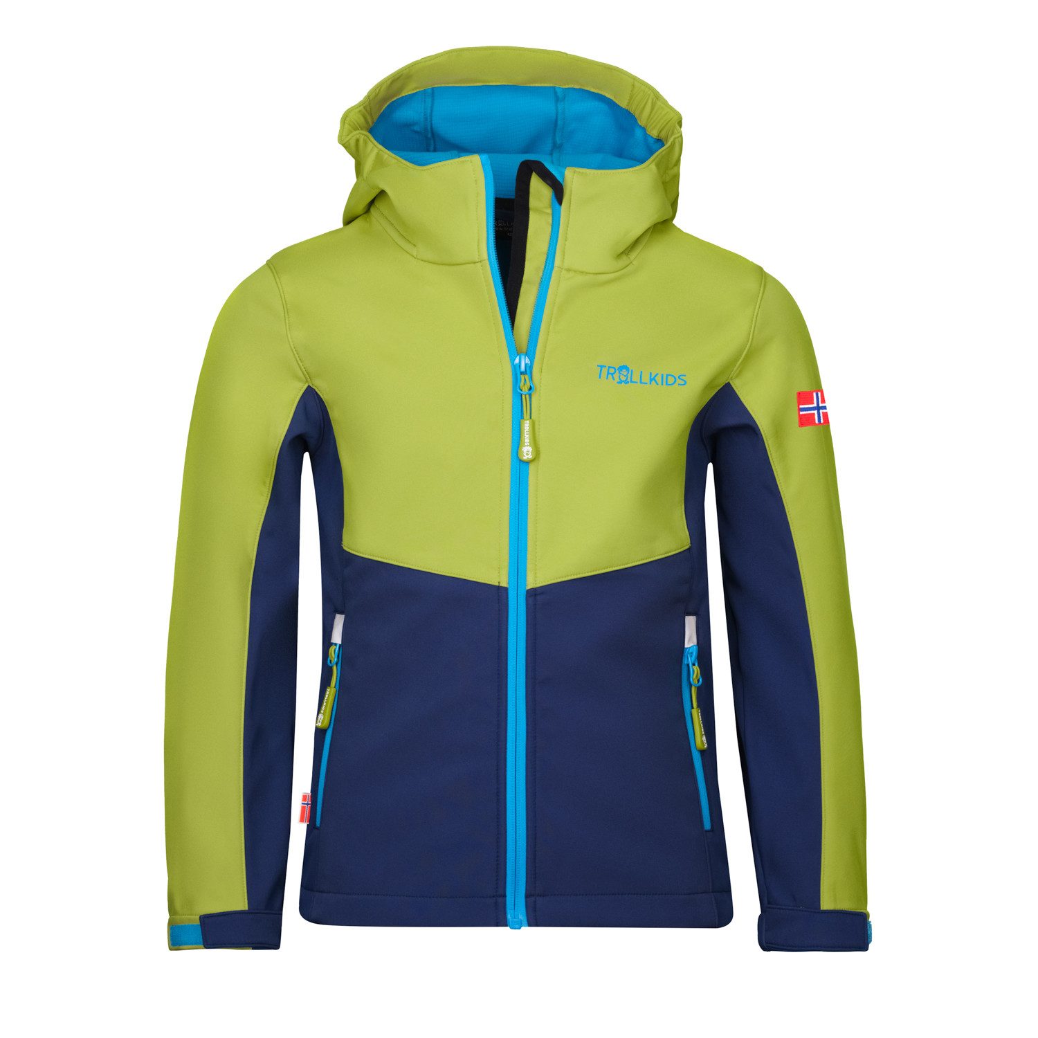 TROLLKIDS Softshelljacke KIDS KRISTIANSAND JACKET für Kinder und Jugendliche geeignet, Langarm-Ausführung – Bild 2 von 3