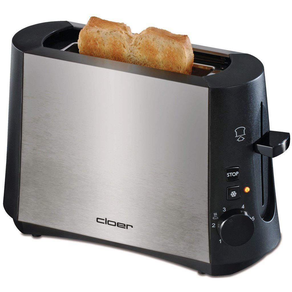 Cloer Toaster 3890 Single- silber