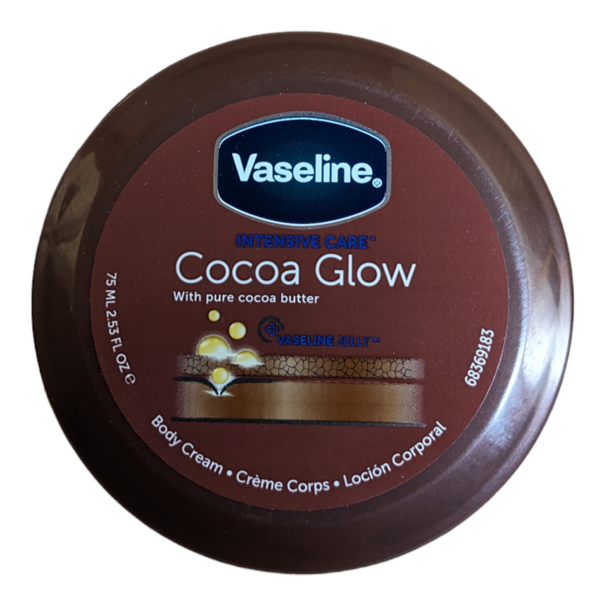 Vaseline Bodylotion Intensive Care Cocoa Glow 3 x75ml, 3x75ml
