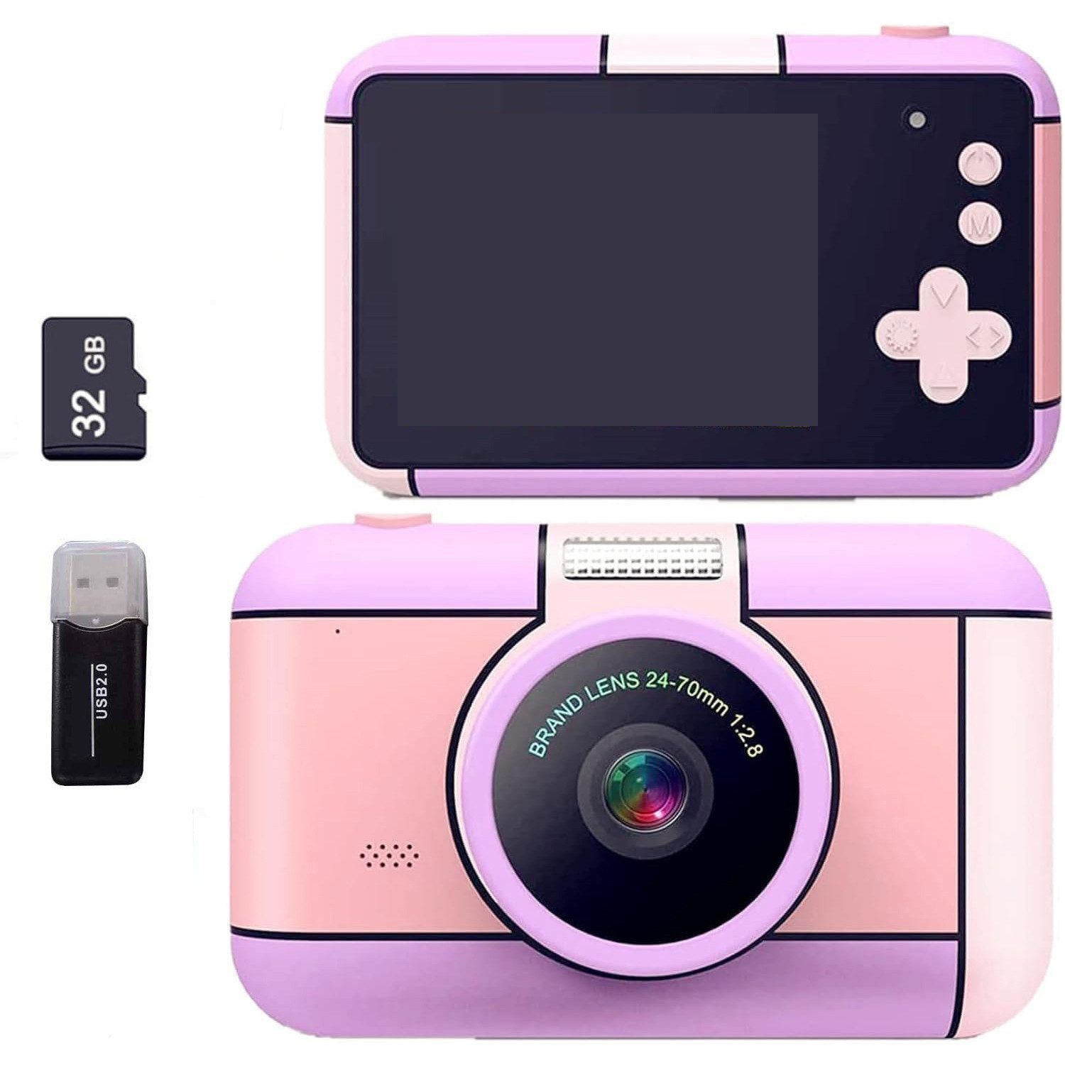 Coonoor Spielzeug-Zoom Digitalkamera mit 32GB SD-Karte günstig online kaufen