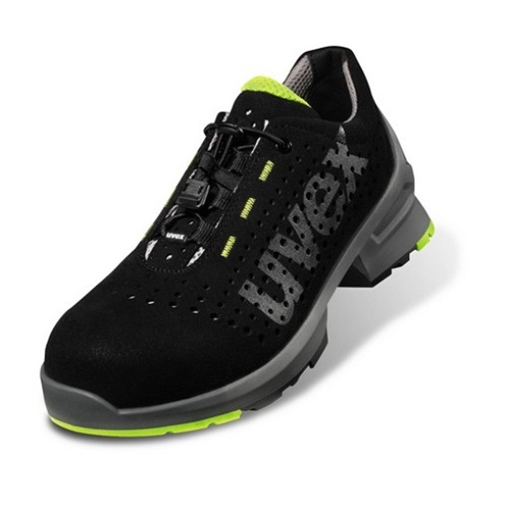Uvex Uvex 8543742 1 Halbschuhe S1 85437 schwarz, gelb Weite 10 Größe 42 Arbeitsschuh