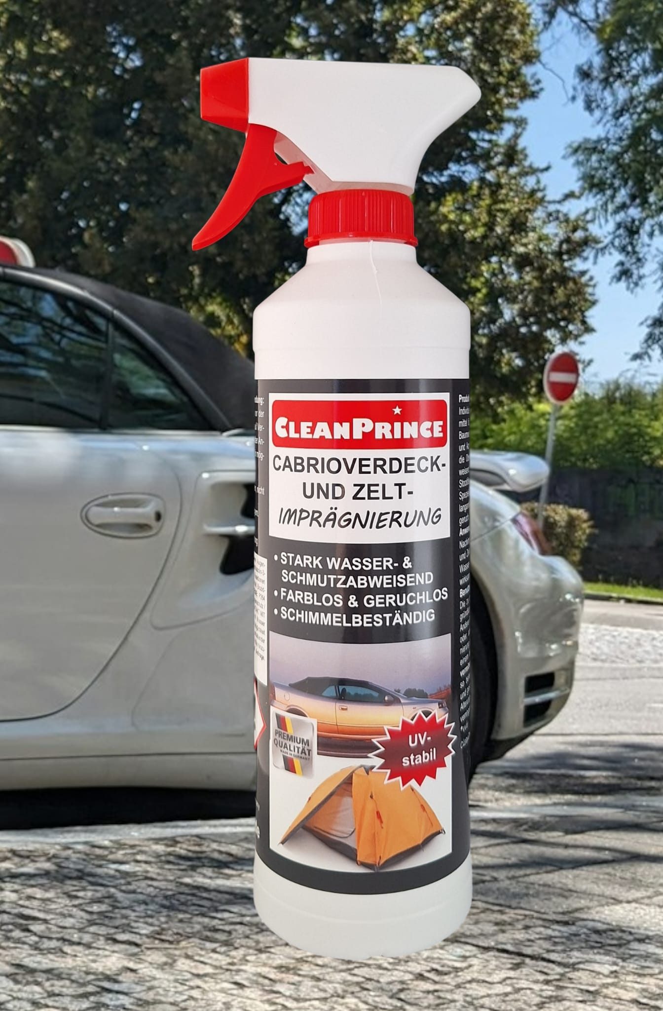 CleanPrince Cabrioverdeck & Zelt-Imprgnierung transparent Imprgnierspray,  Imprgniermittel