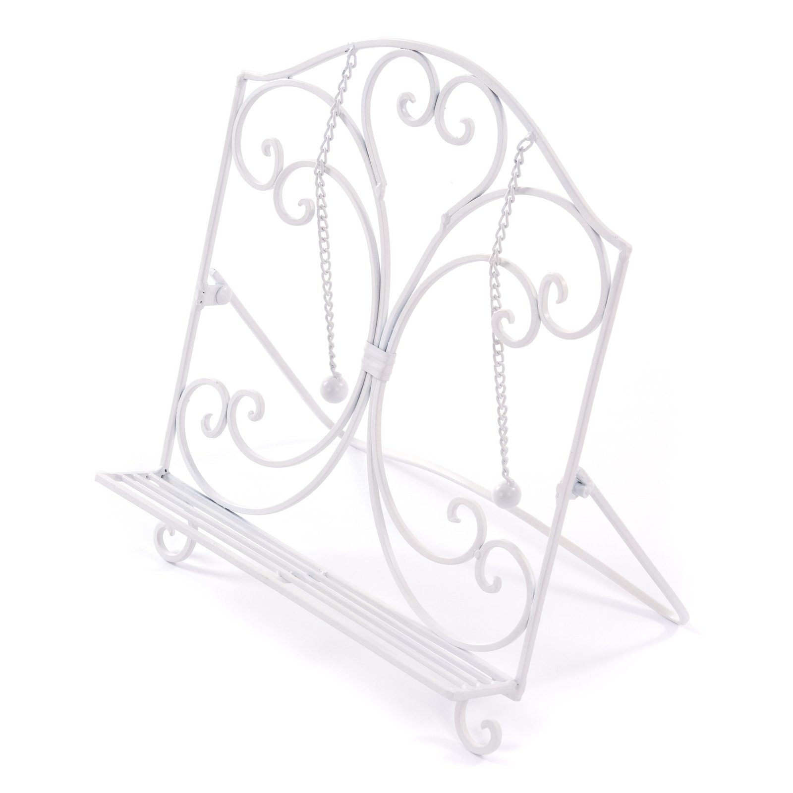 DESIGN DELIGHTS Tischstaffelei KOCHBUCH STÄNDER "CUCINA", Eisen, 32 cm, Antike Buchstütze, Farbe: