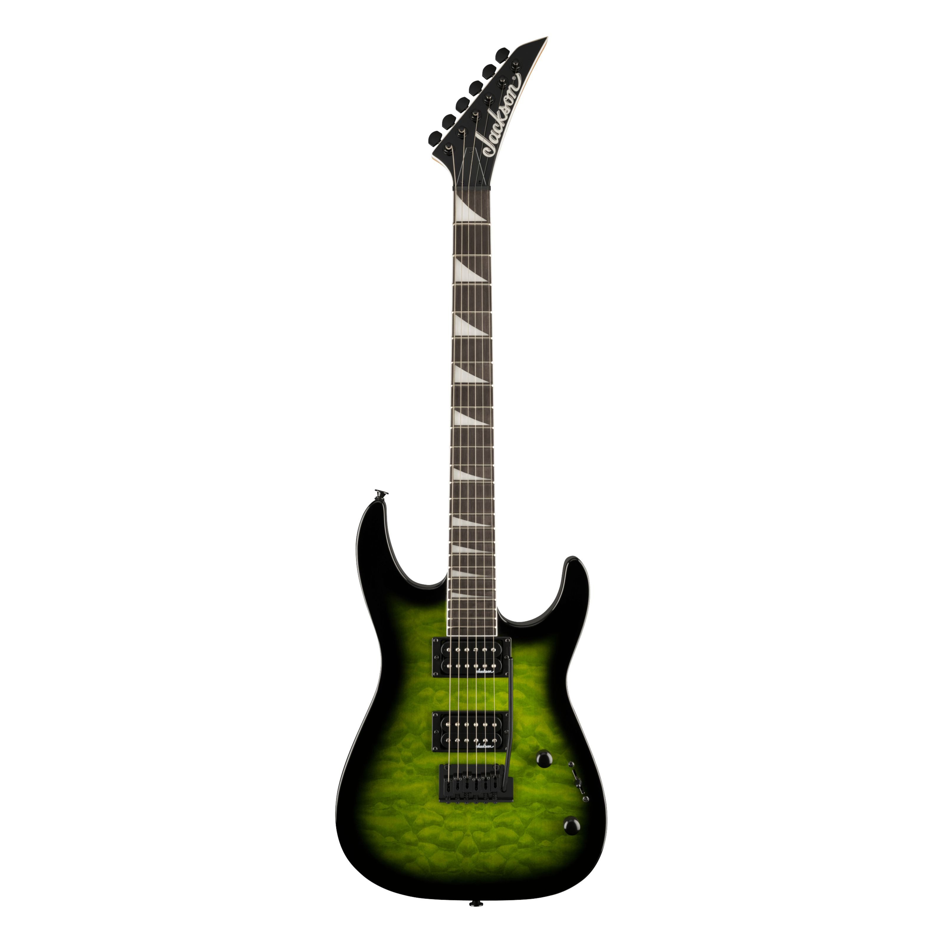 Jackson E-Gitarre, E-Gitarren, Andere Modelle, JS Series JS20 DKQ 2PT Transparent Green Burst - E-Gitarre