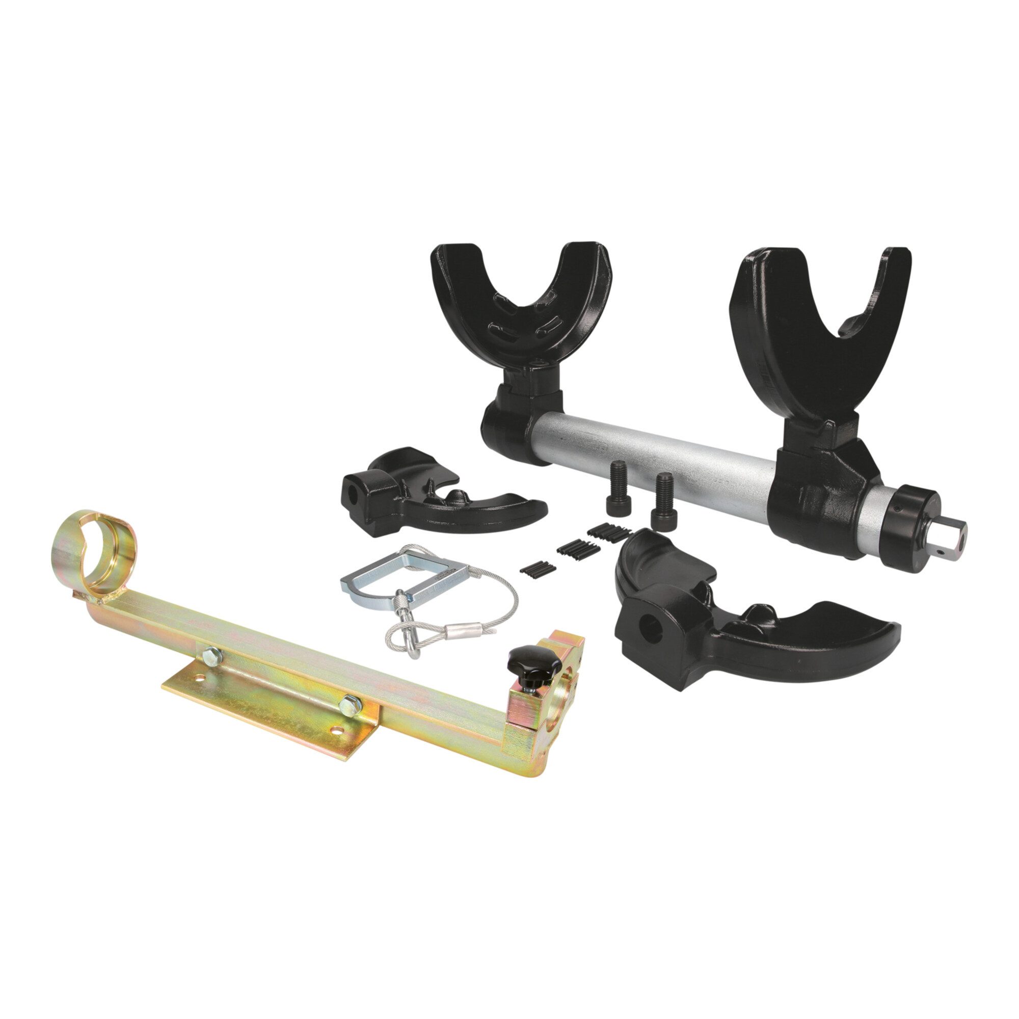 KS Tools Zubehör-Set KS Tools Universal Federspanner mit Fangseil und Schraubstockhalter