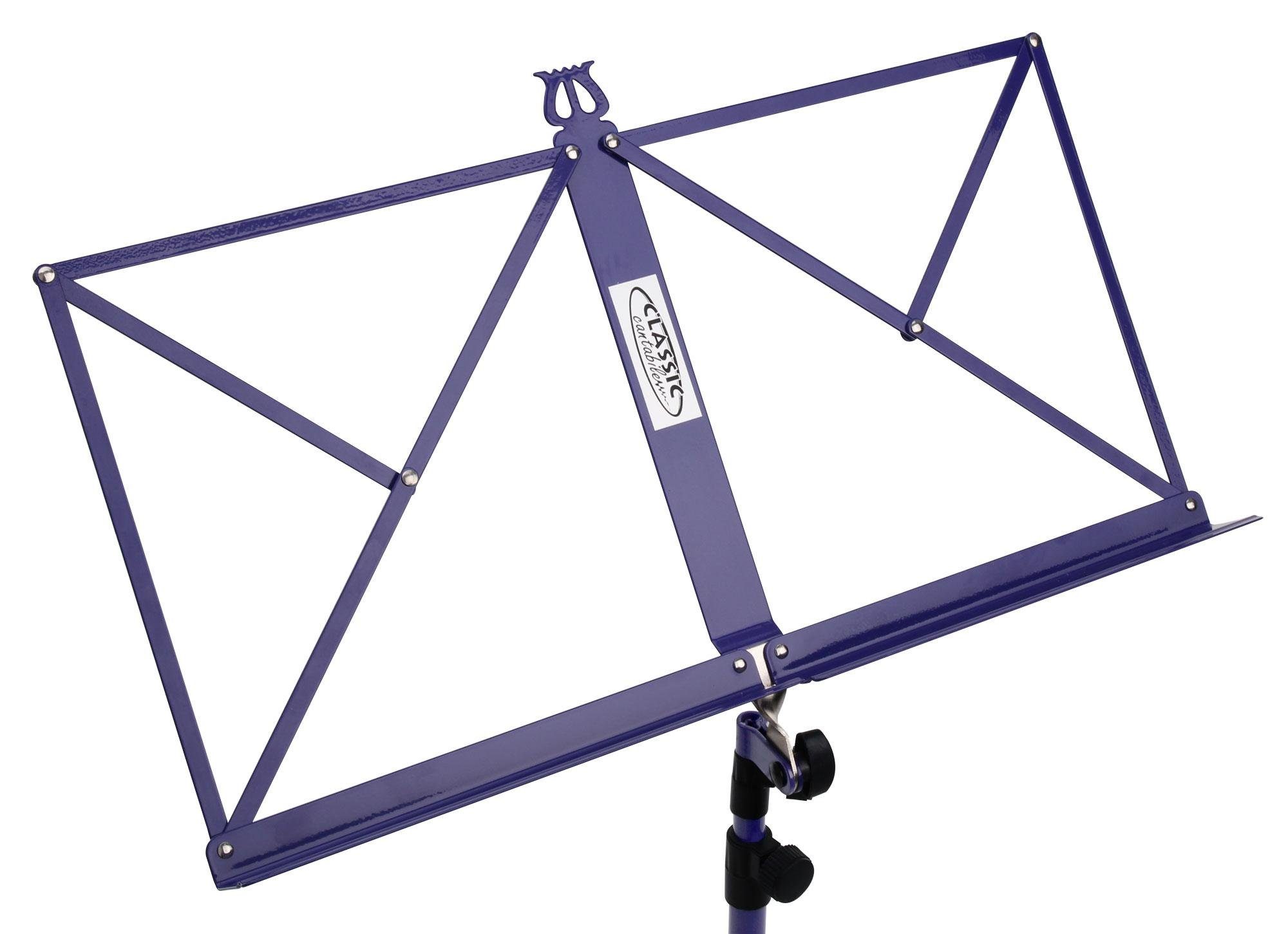 Classic Cantabile Notenpult Notenständer Medium, Klappbar - Höhenverstellbar von 65-130 cm