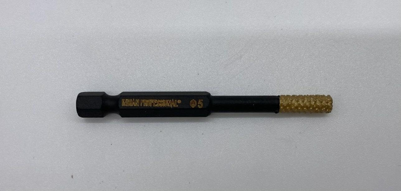 Indian Diamanttrockenbohrer DIAMANTKRONE SECHSKANT 5 MM TROCKENBOHREN