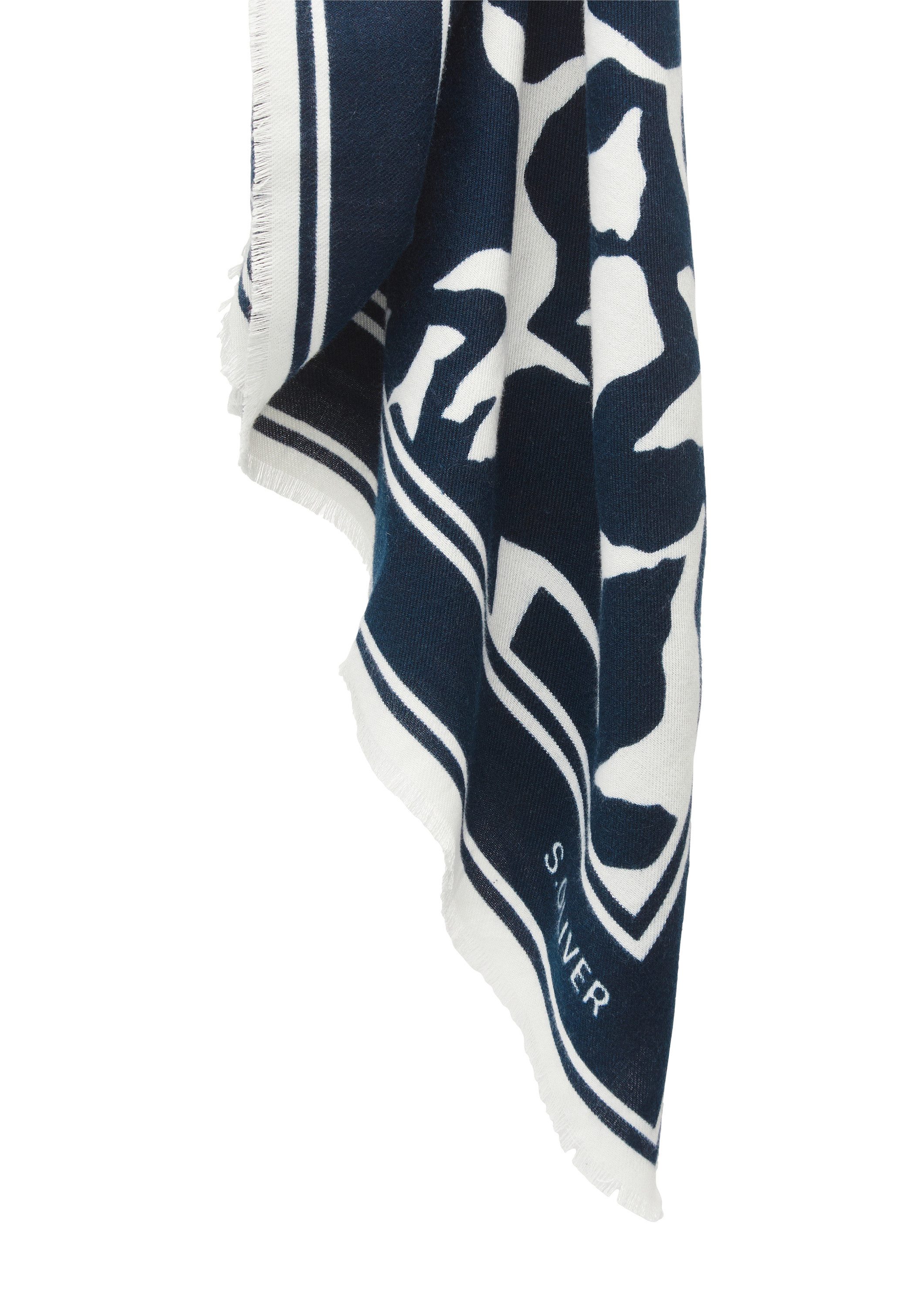 s.Oliver Schal Tuch, Tuch mit All-over-Print