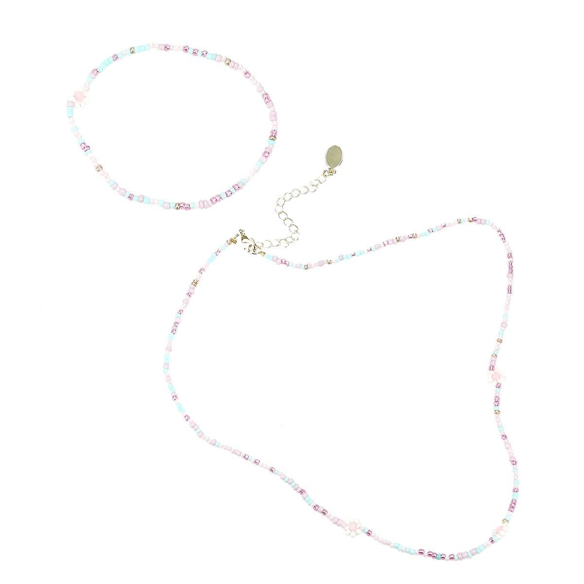 TOPModel Ketten und Armband Set DEPESCHE TOPModel Kette mit Armband-Set SUMMER FEELING