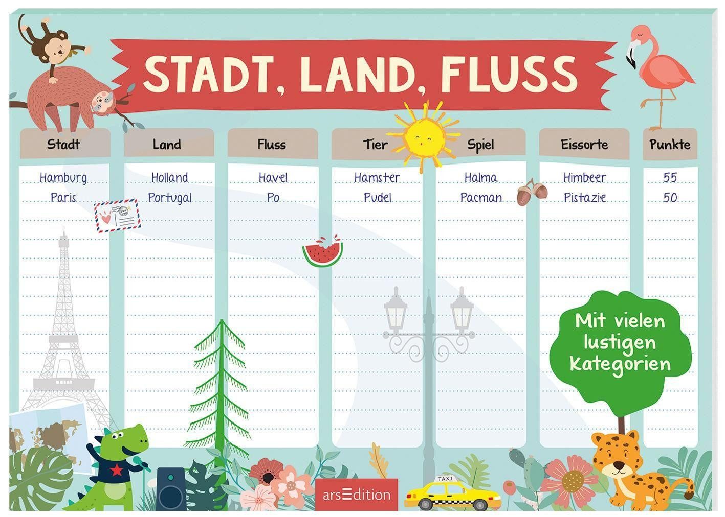 Spiel Stadt, Land, Fluss