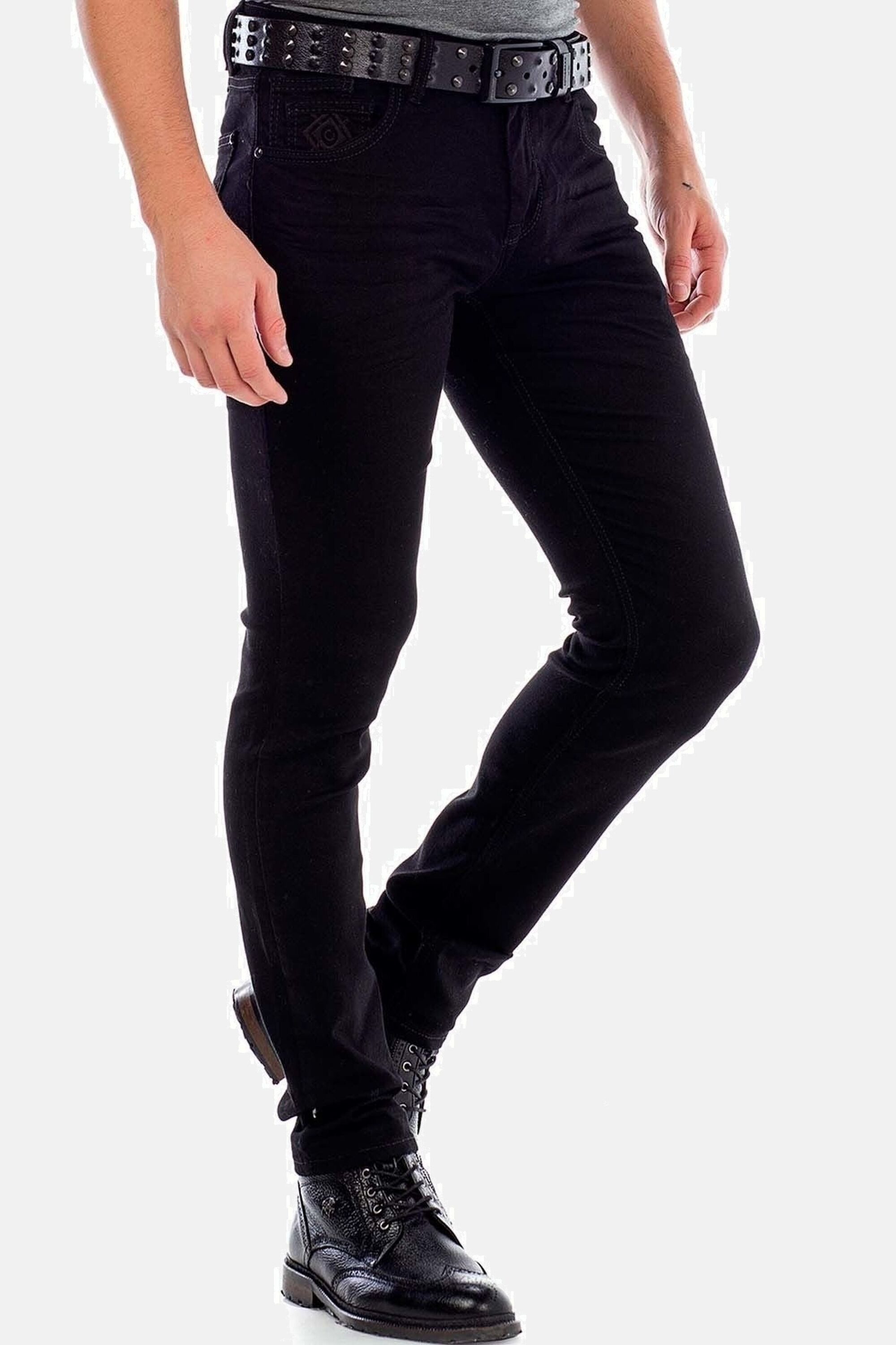 Cipo & Baxx 5-Pocket-Jeans Jeans im Straight Fit – Bild 5 von 5