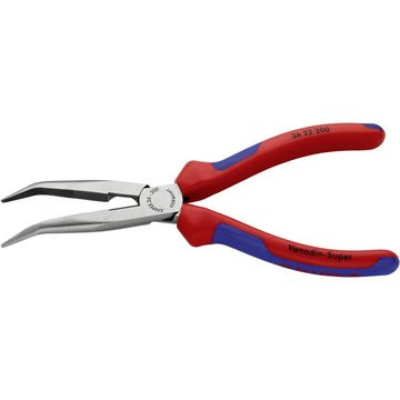 Knipex Flachrundzange Flachrundzange mit Schneide