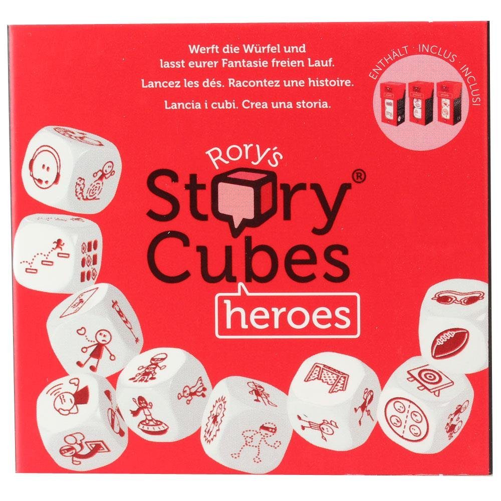 Geschichtenwürfel Cubes Asmodee Story Spiel, Zygomatic Heroes