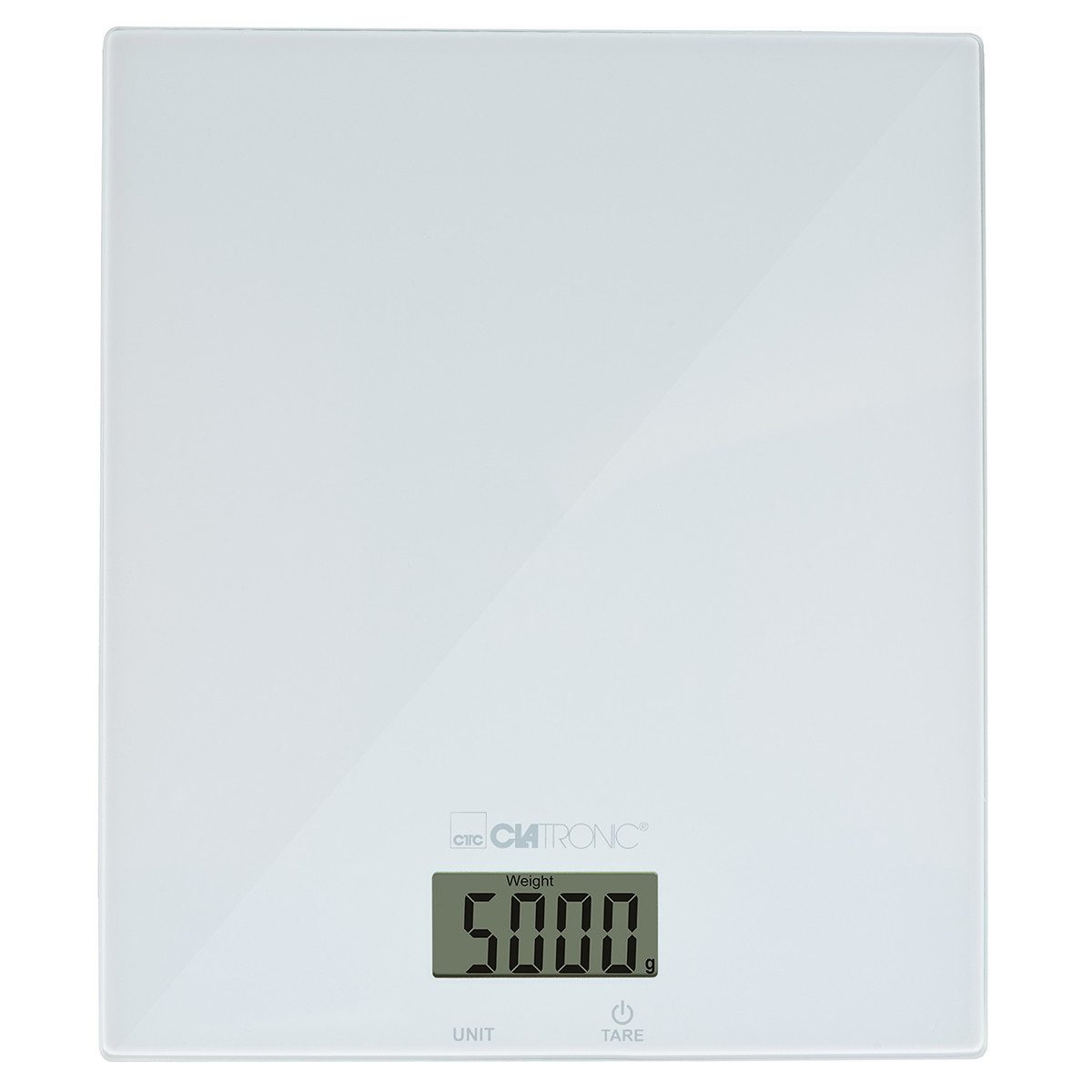 CLATRONIC Küchenwaage KW 3820, Küchenwaage, 1g Schritte, Zuwiegefunktion